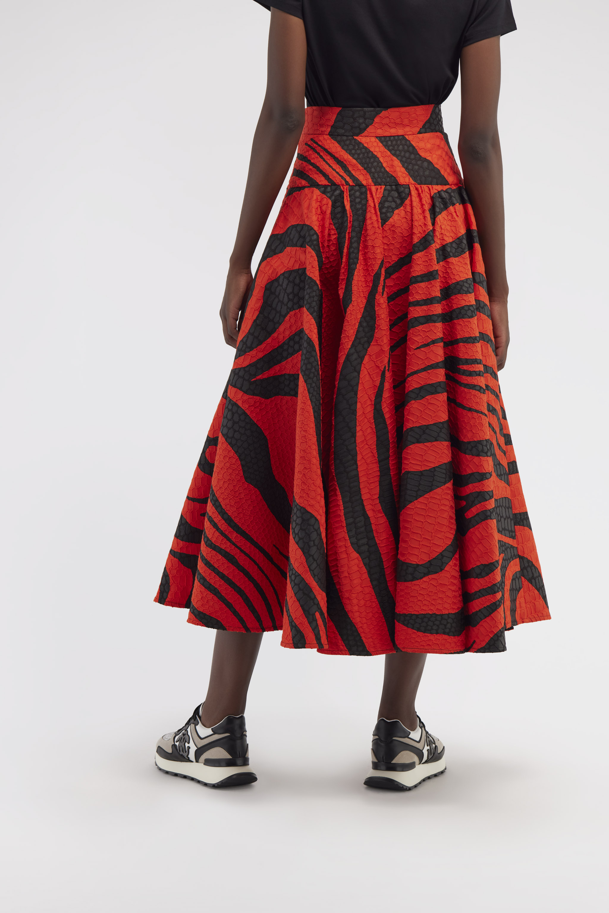 Skirt with Zebra print