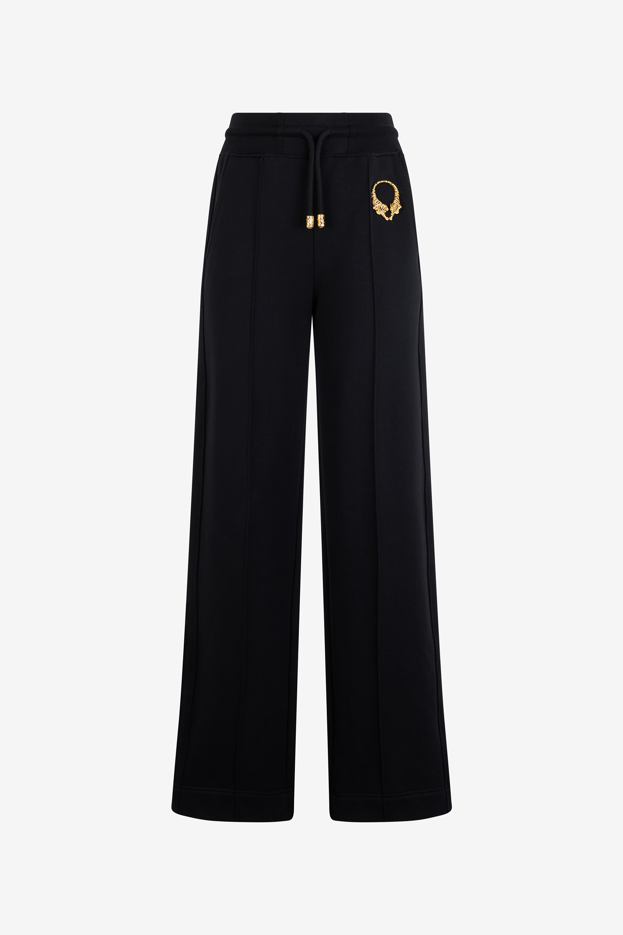 Roberto Cavalli Women's Black Roar Trousers - Trousers & Shorts