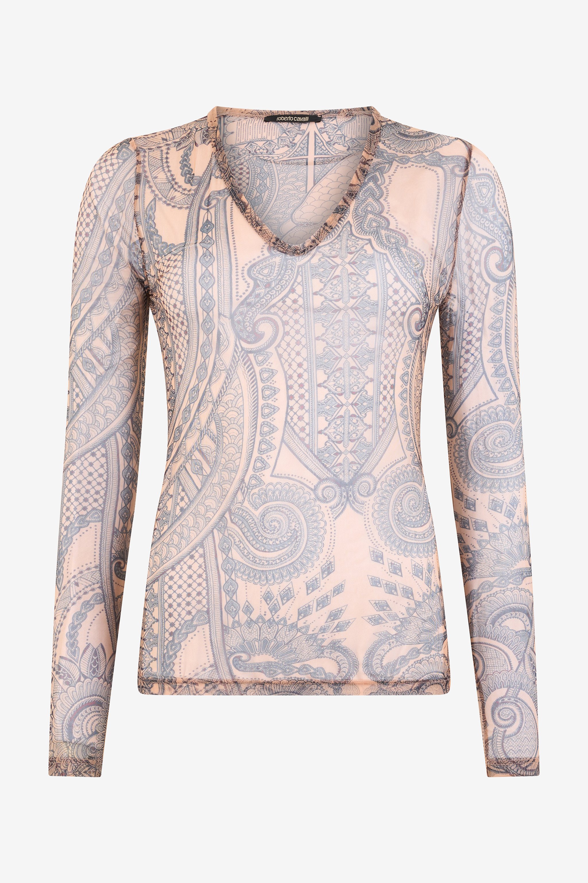 Roberto Cavalli -  Blouses & Tops Indigo/nude Unica In Neutral