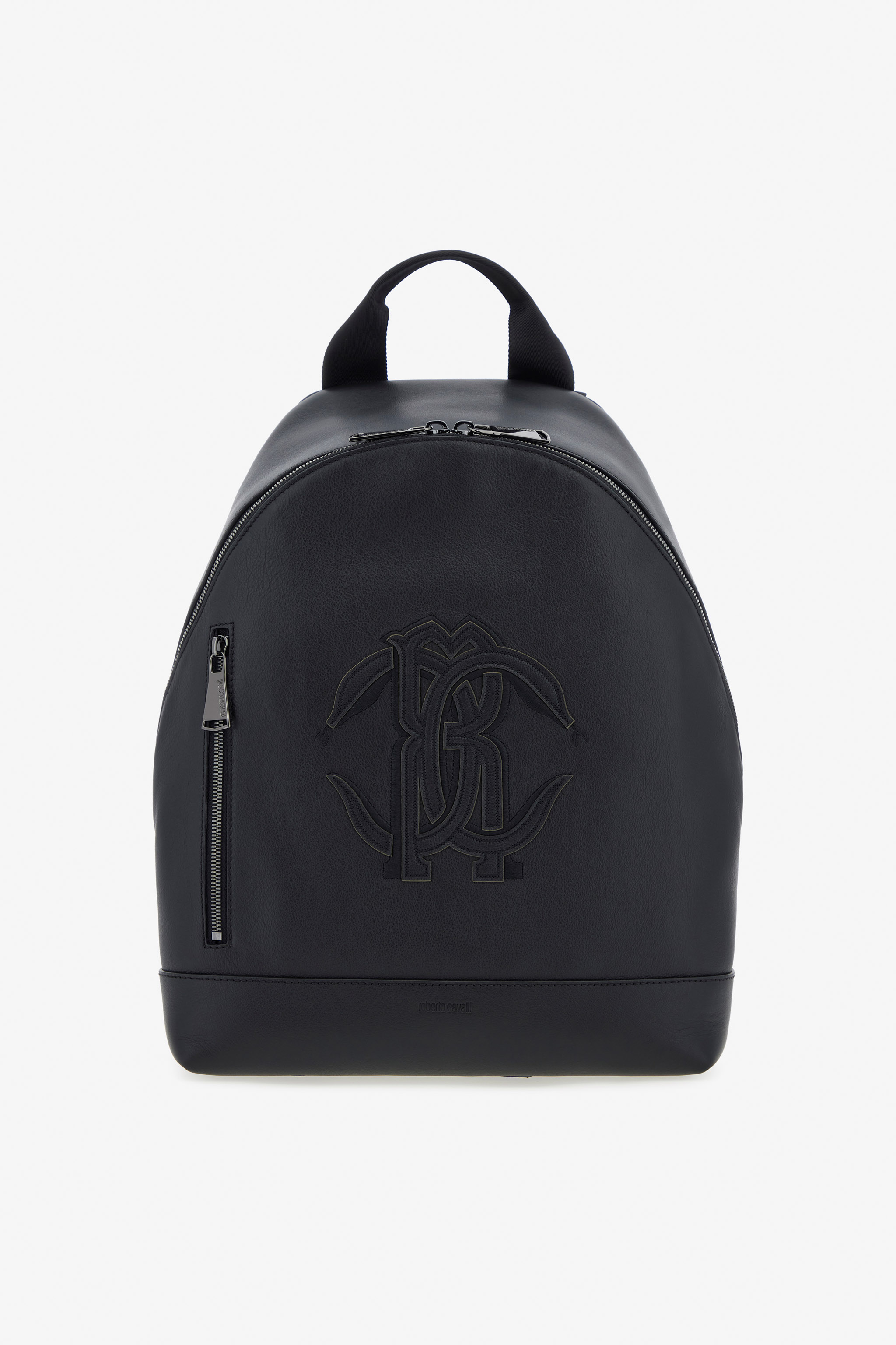Roberto Cavalli Rc Logo Backpack In Black