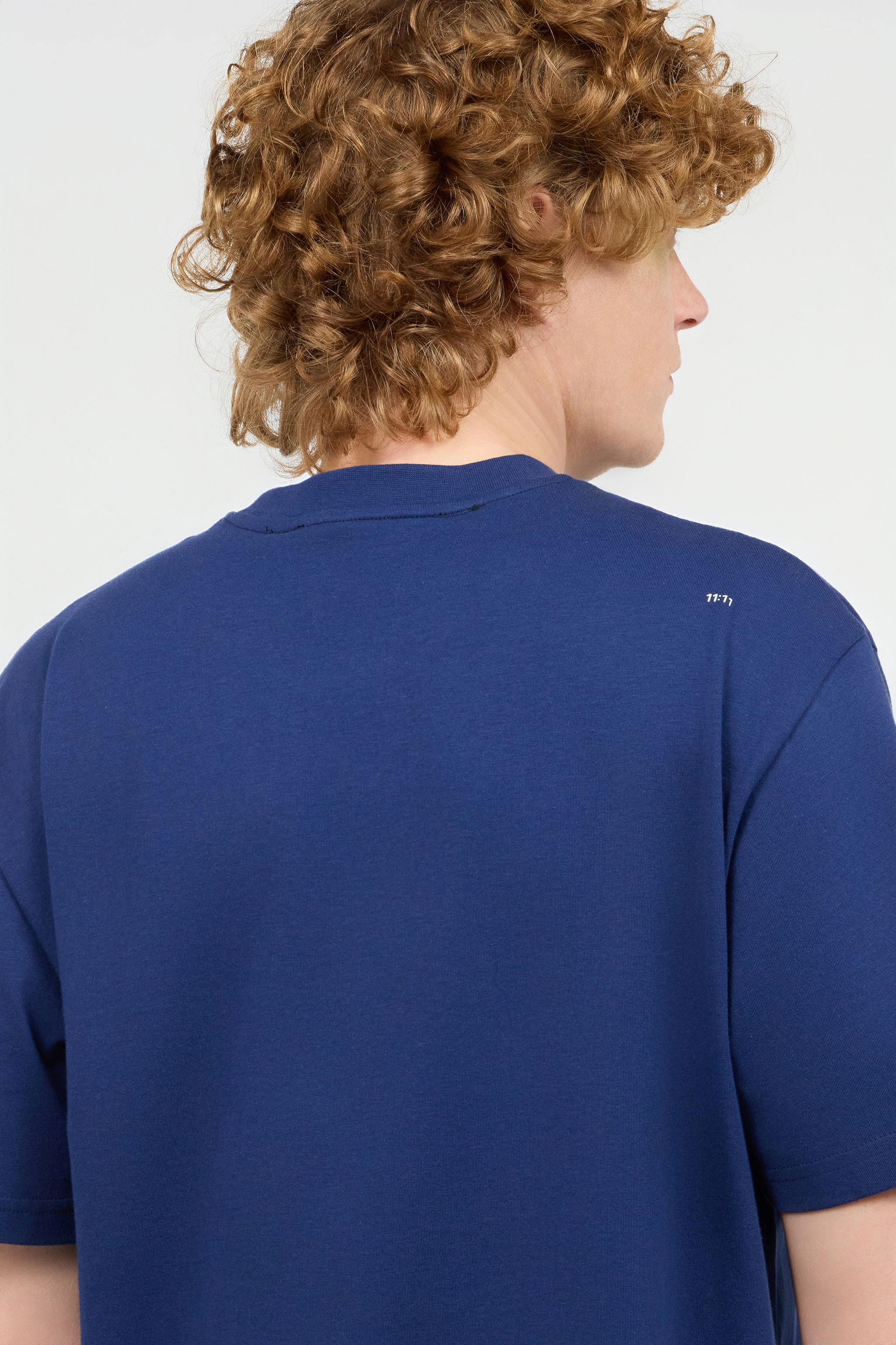 Roberto Cavalli T-shirt With Jc Monogram In Dark Blue