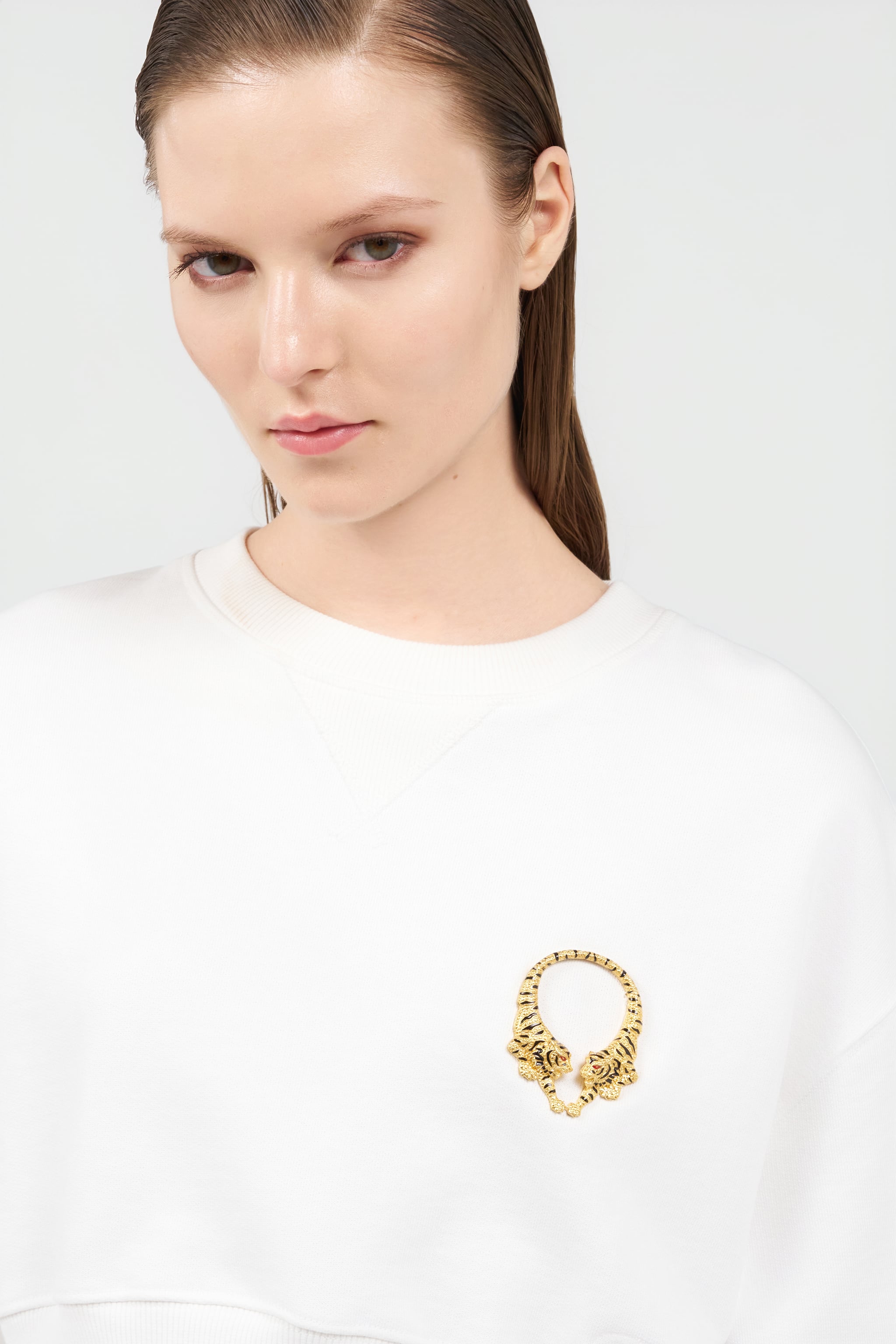 Roberto Cavalli Roar Sweatshirt White | Thumbnail 6