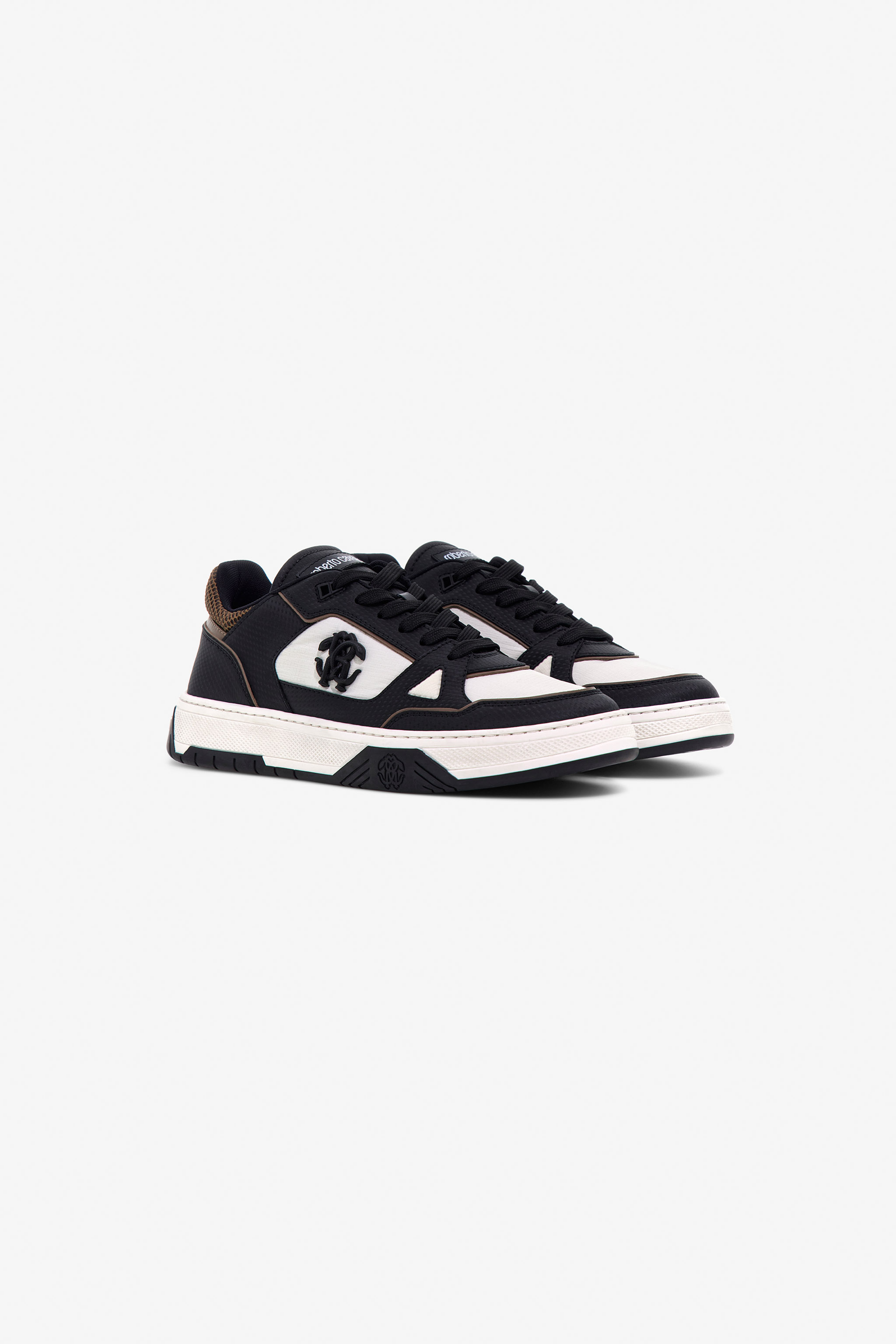 Low-Top Sneakers in Black for Men | Roberto Cavalli®