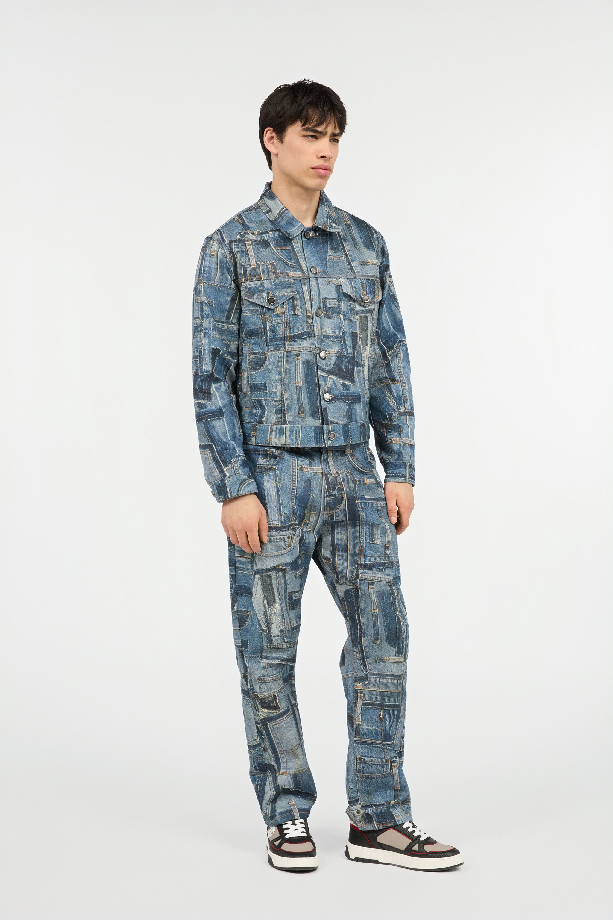 Roberto Cavalli Capsule Collection Patchwork Denim Jacket
