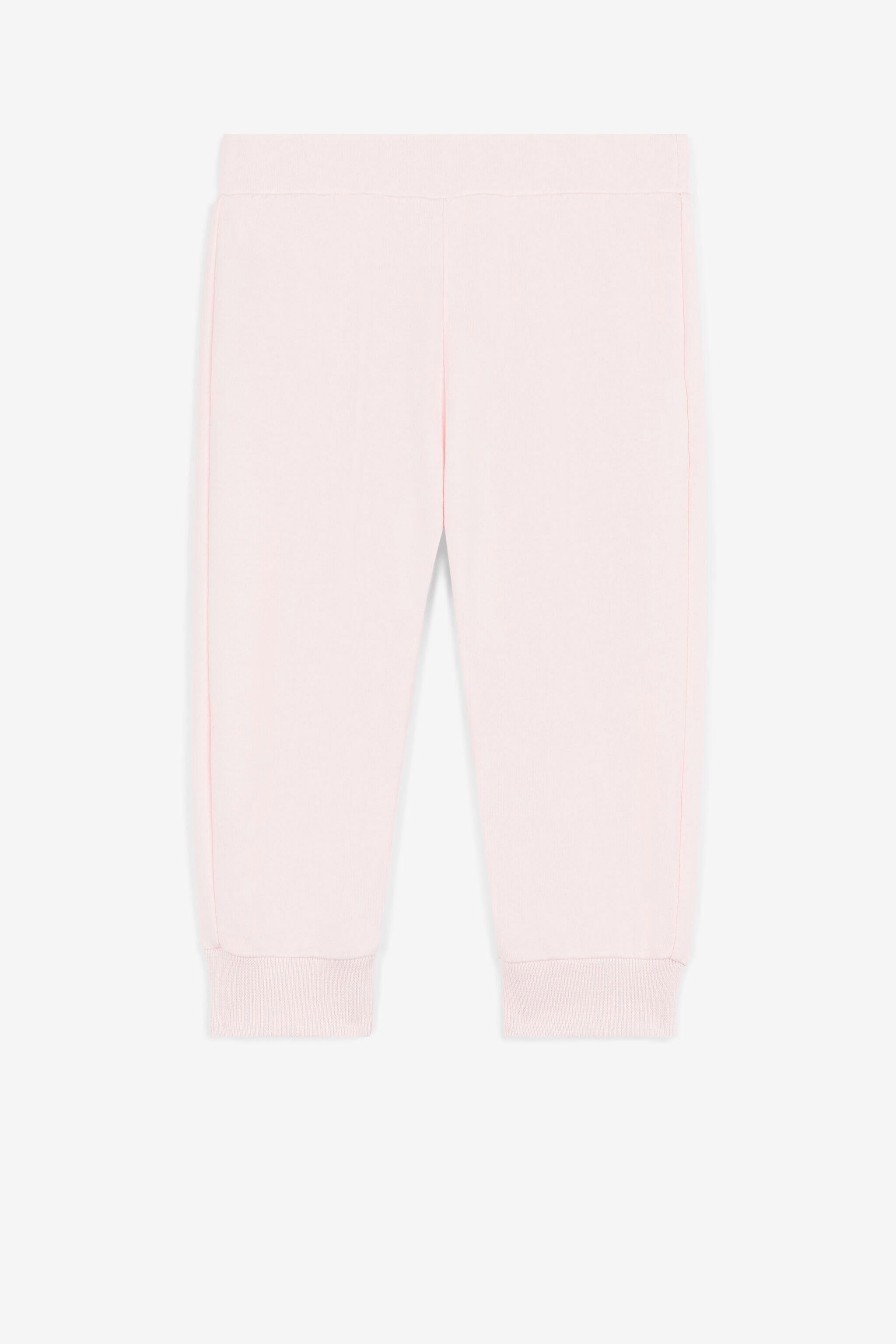 Roberto Cavalli Flower And Logo-print Cotton Sweatpants In Pink
