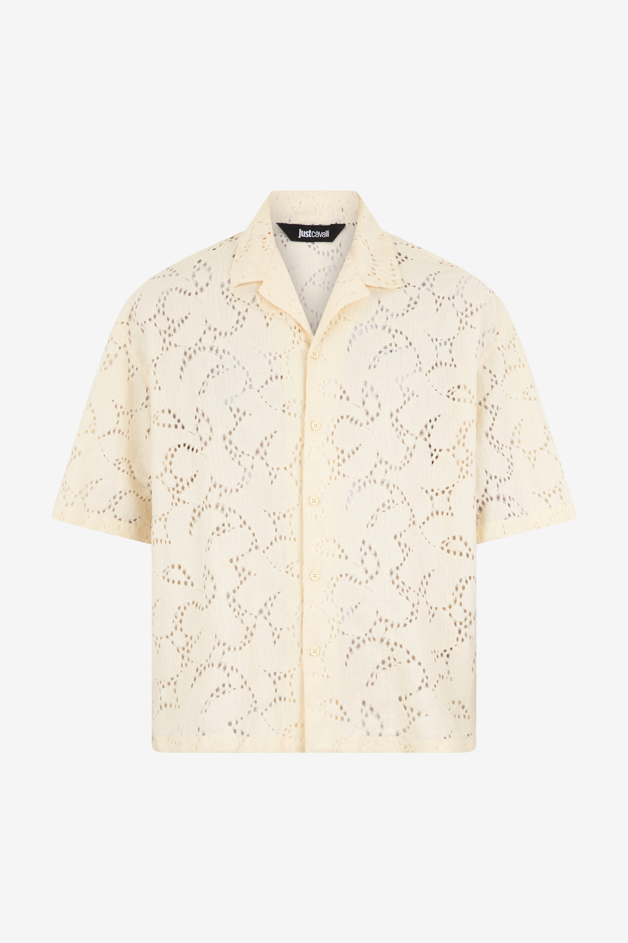 Roberto Cavalli Ivory Tailored Shirt