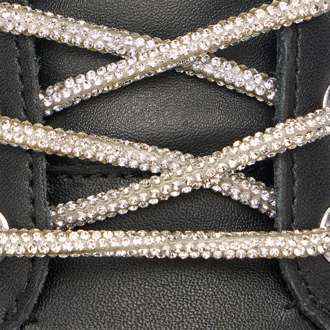 Roberto Cavalli Lace-up Sneakers With Rhinestones