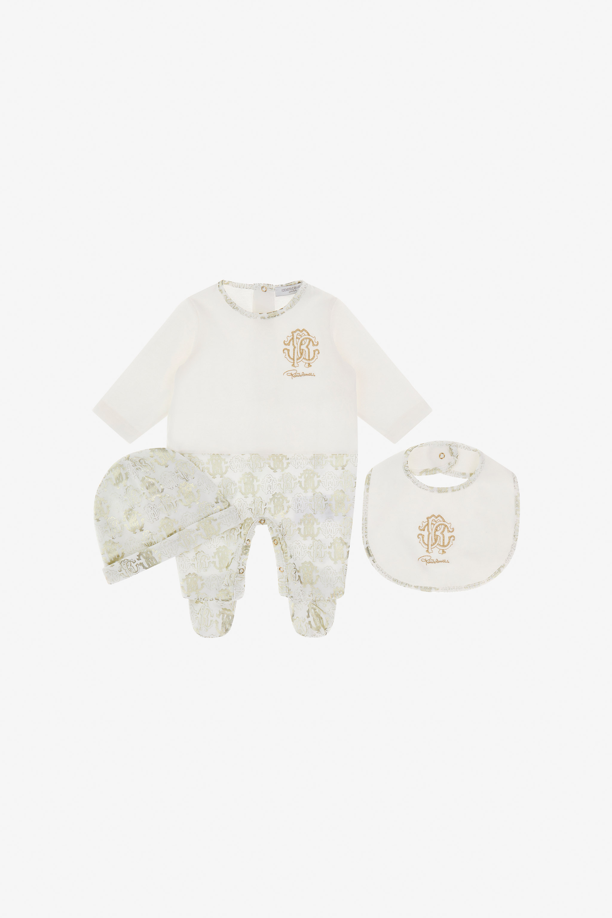 Roberto Cavalli White Rc Monogram Set - Ready To Wear