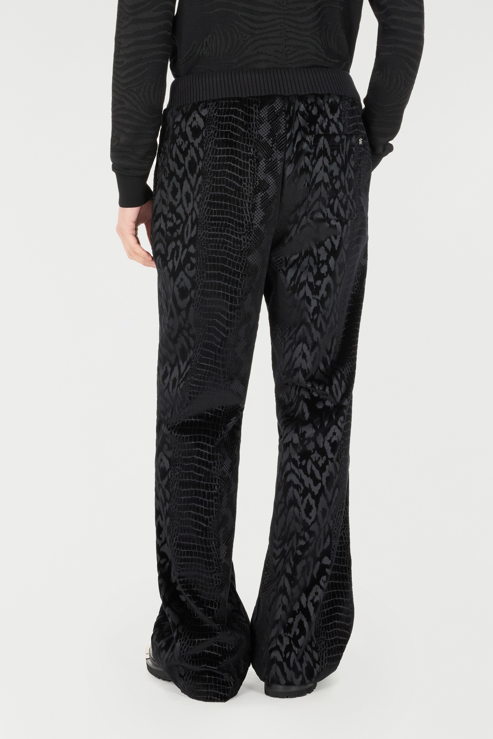 Roberto Cavalli Jogginghose Mit Animal-print In Black