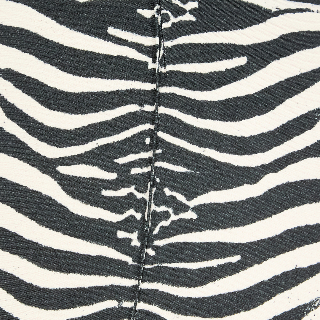 Roberto Cavalli Zebra-print Leggings In Black/white