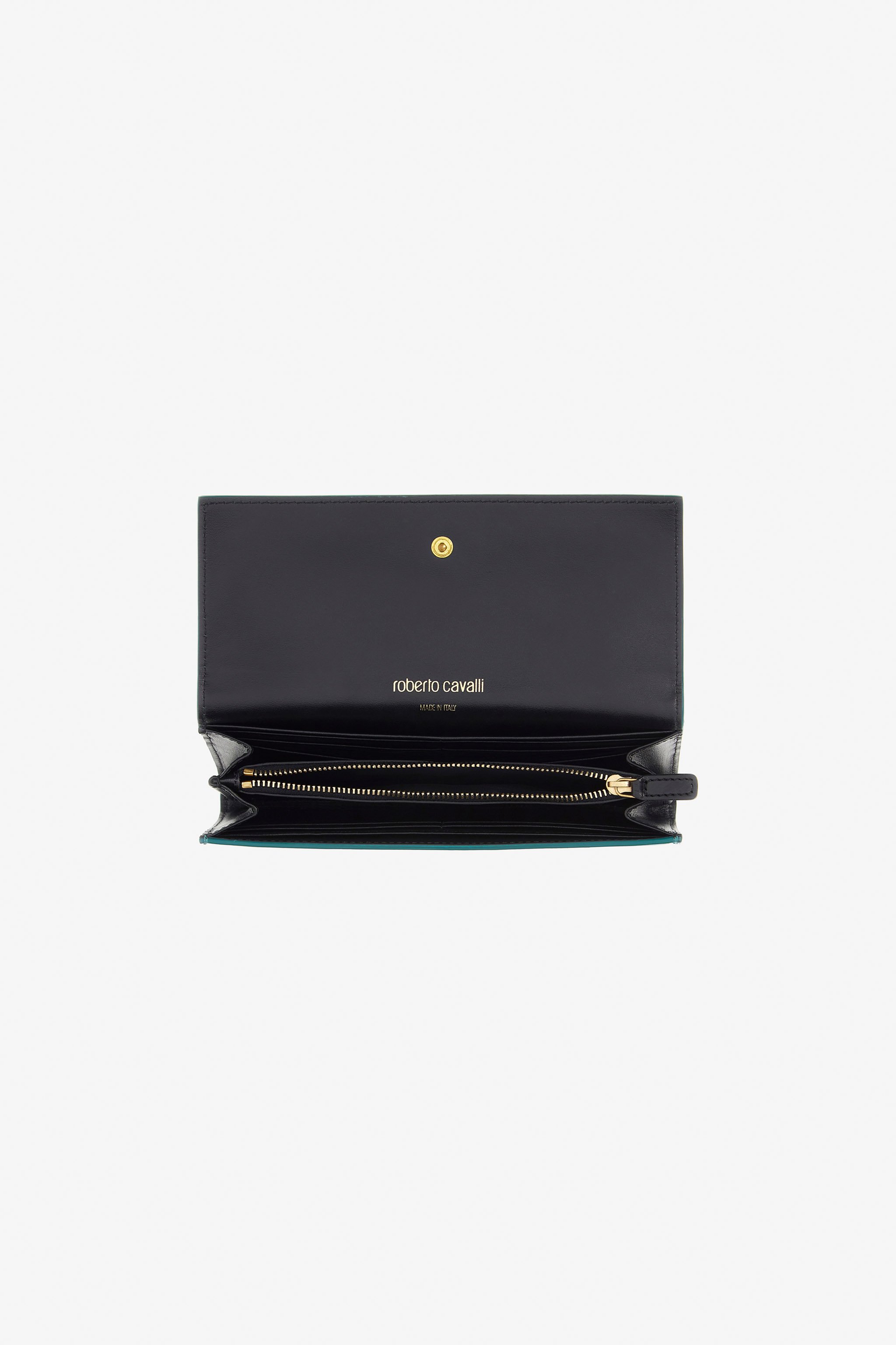 ROBERTO CAVALLI WALLET WITH MONOGRAM RC