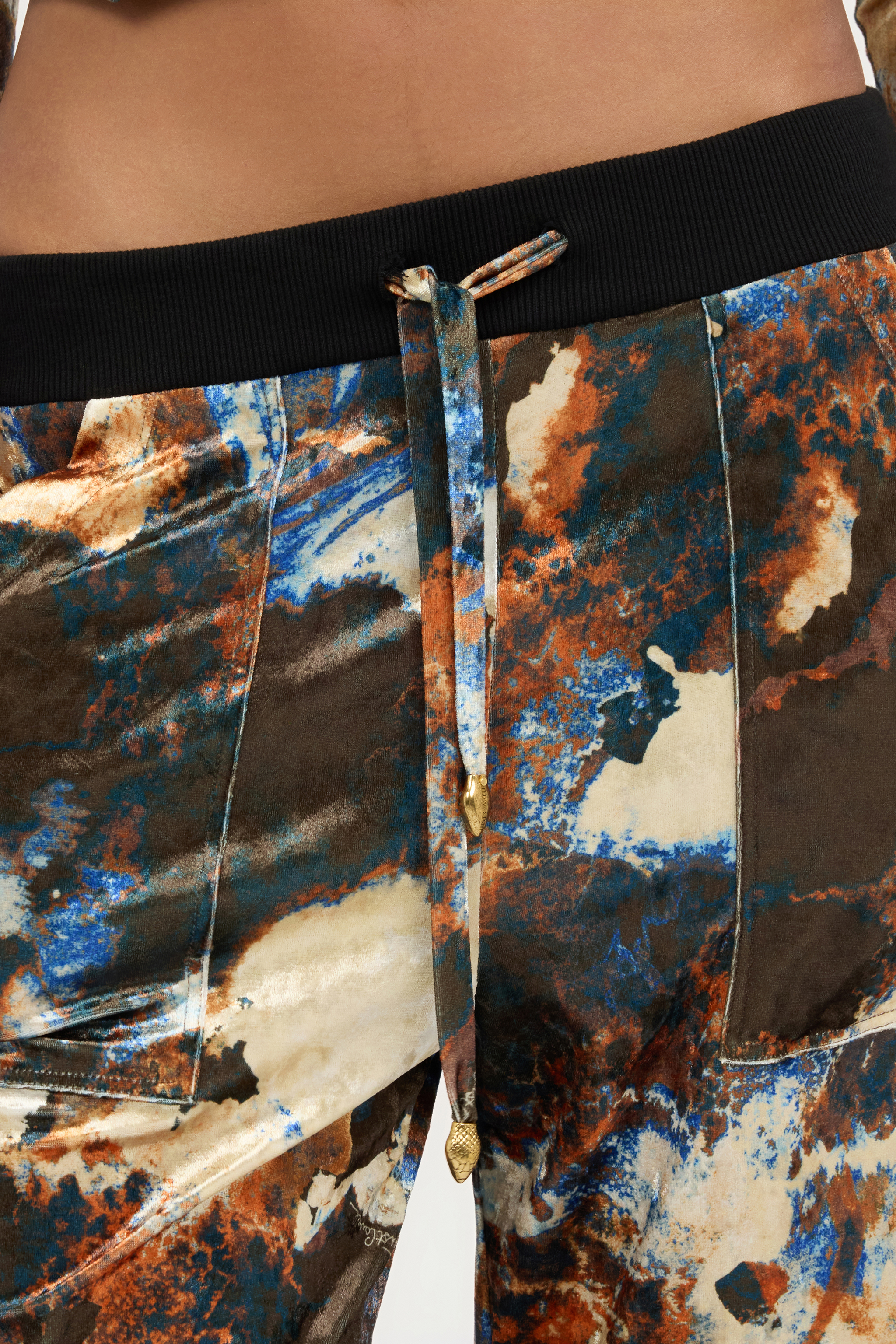 Rusty Stain Print Trousers