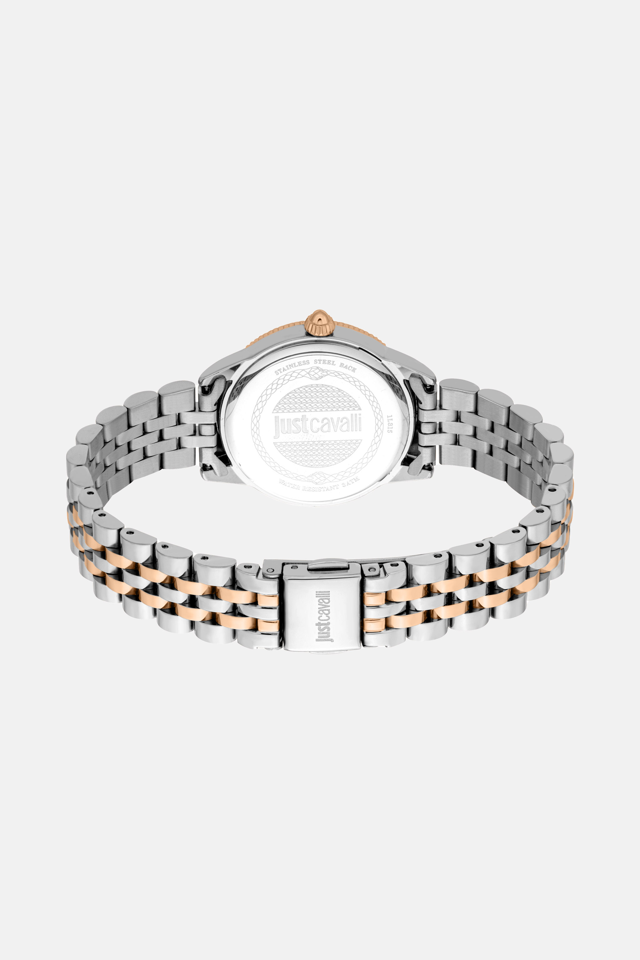 Roberto Cavalli Just Cavalli Set: Watch + Bracelet In Rose Gold
