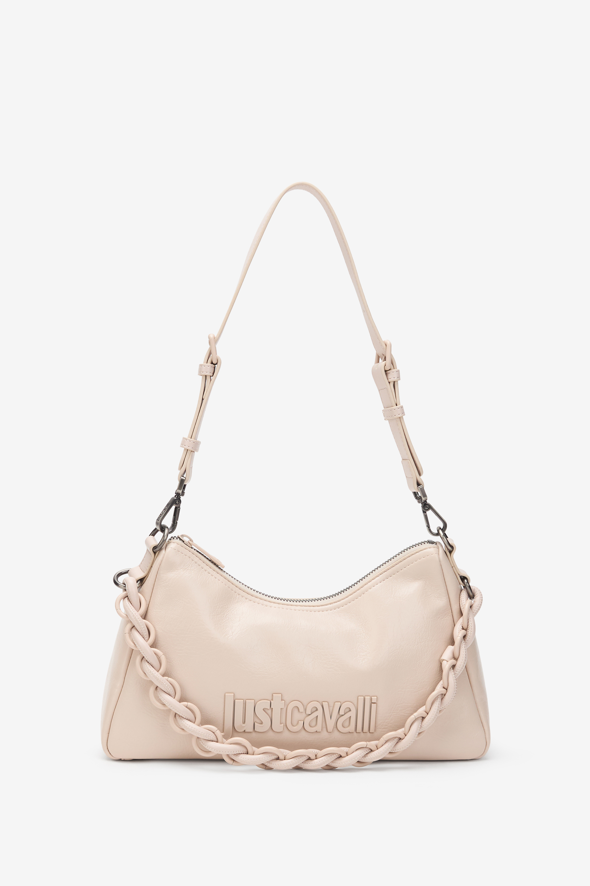 Roberto Cavalli Women's Shoulder Bag With Braided Handle - Bags Shifting Sand