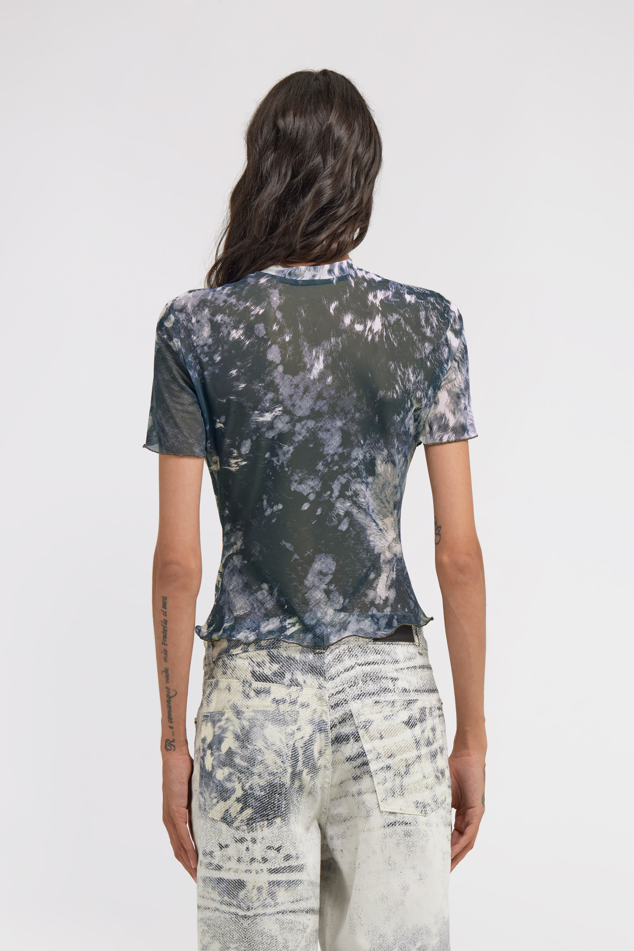 Roberto Cavalli Appaloosa Print T-shirt In Blue