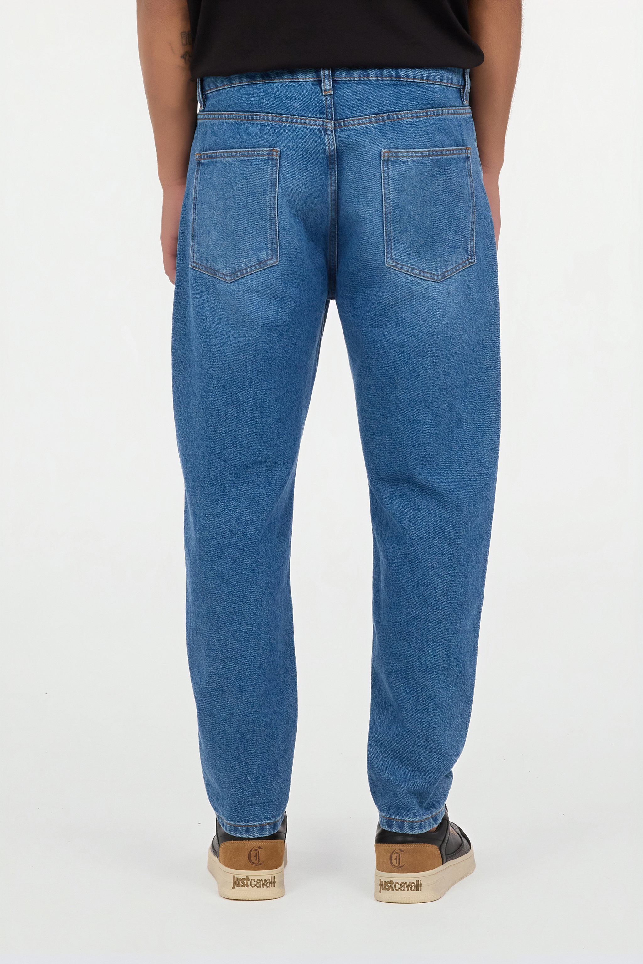Five-pocket jeans with straight leg