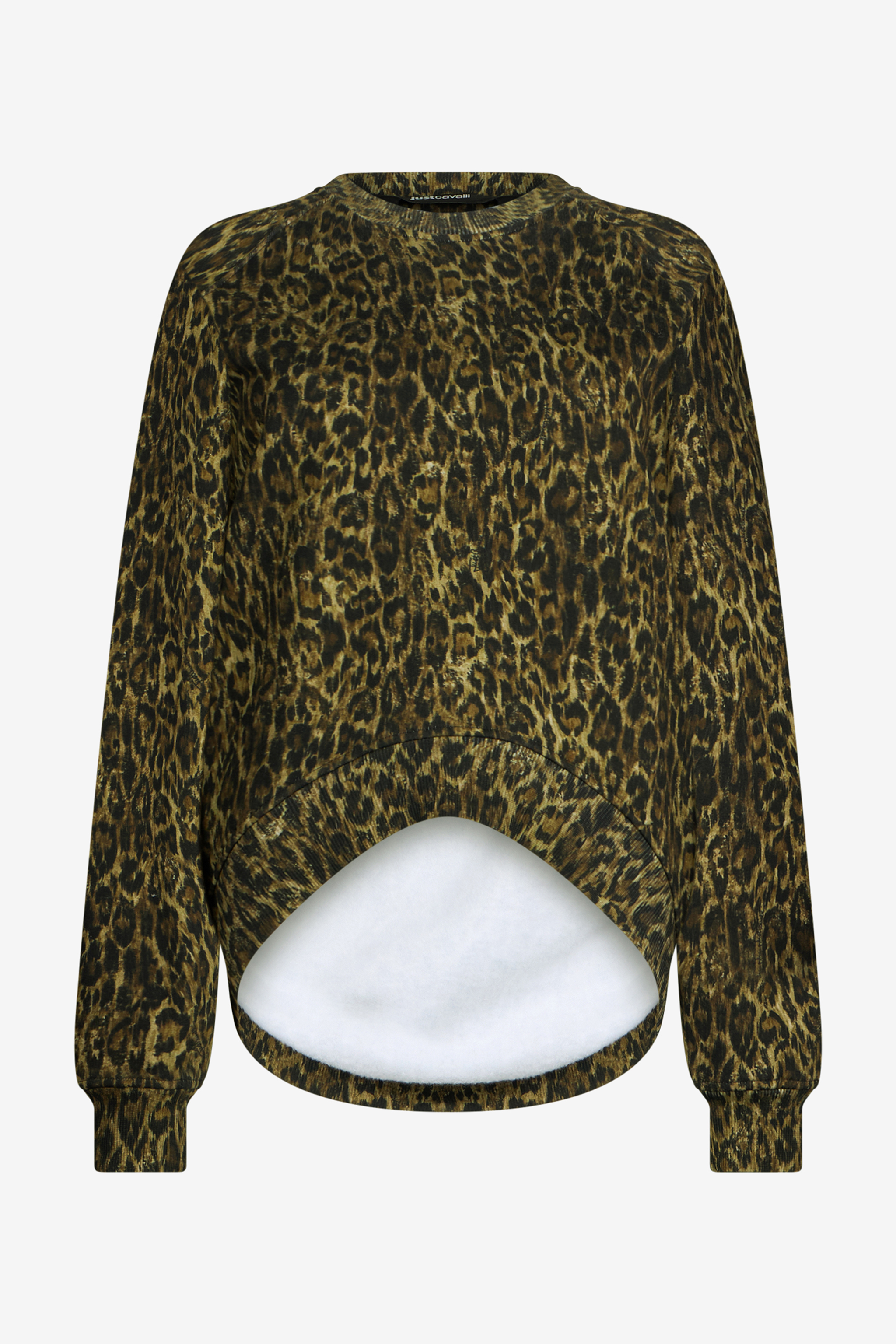 Roberto Cavalli Women's Leopard Print Sweatshirt - Sweatshirts Verde 185
