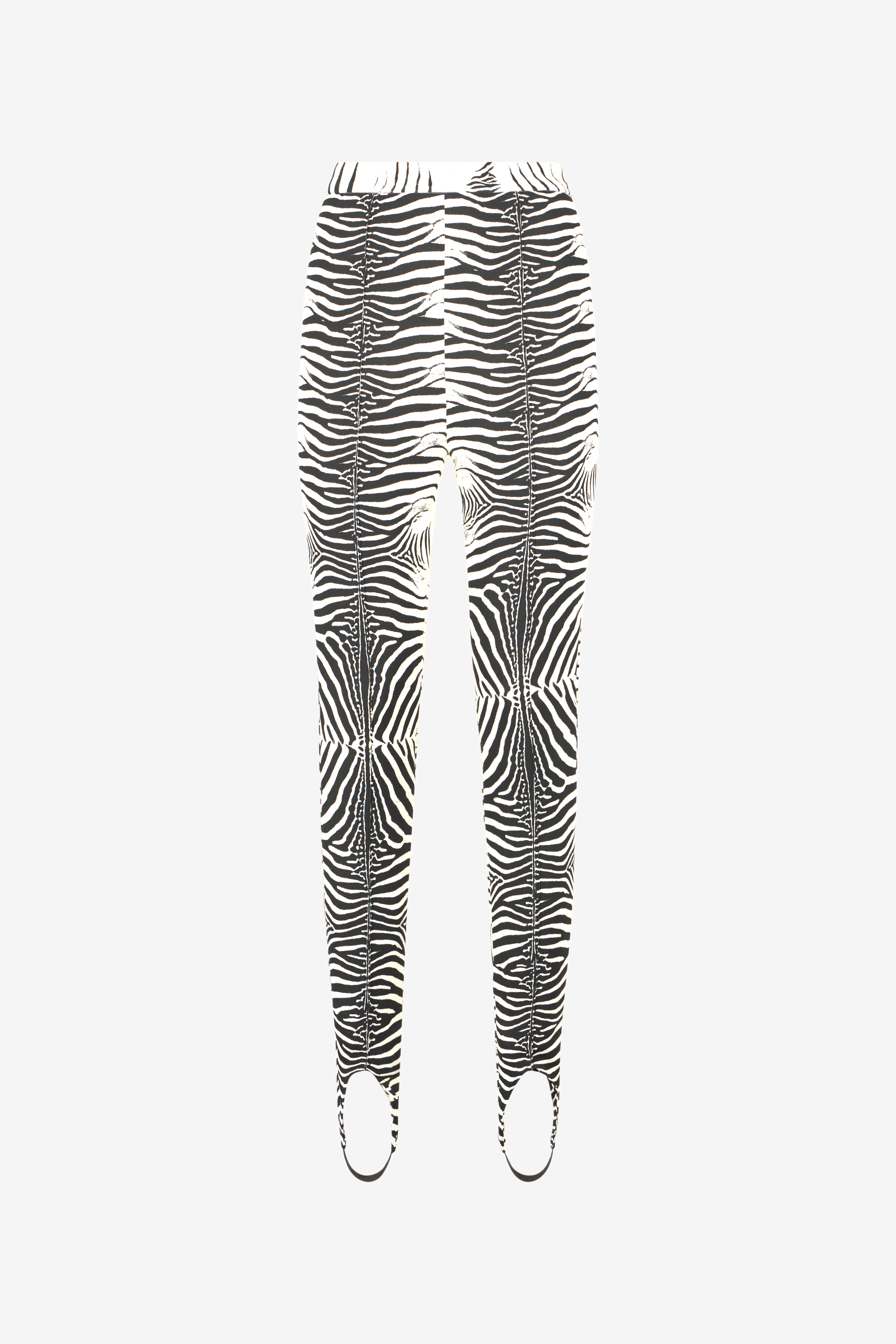 Roberto Cavalli Women's Black/White Zebra-Print Leggings - Ready To Wear