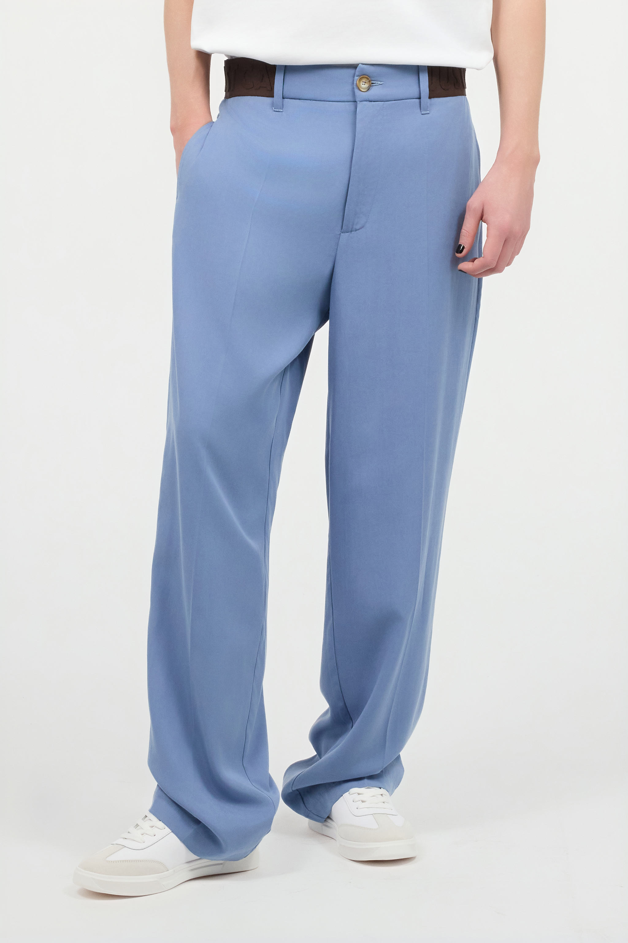 Pants With Branded Waistband
