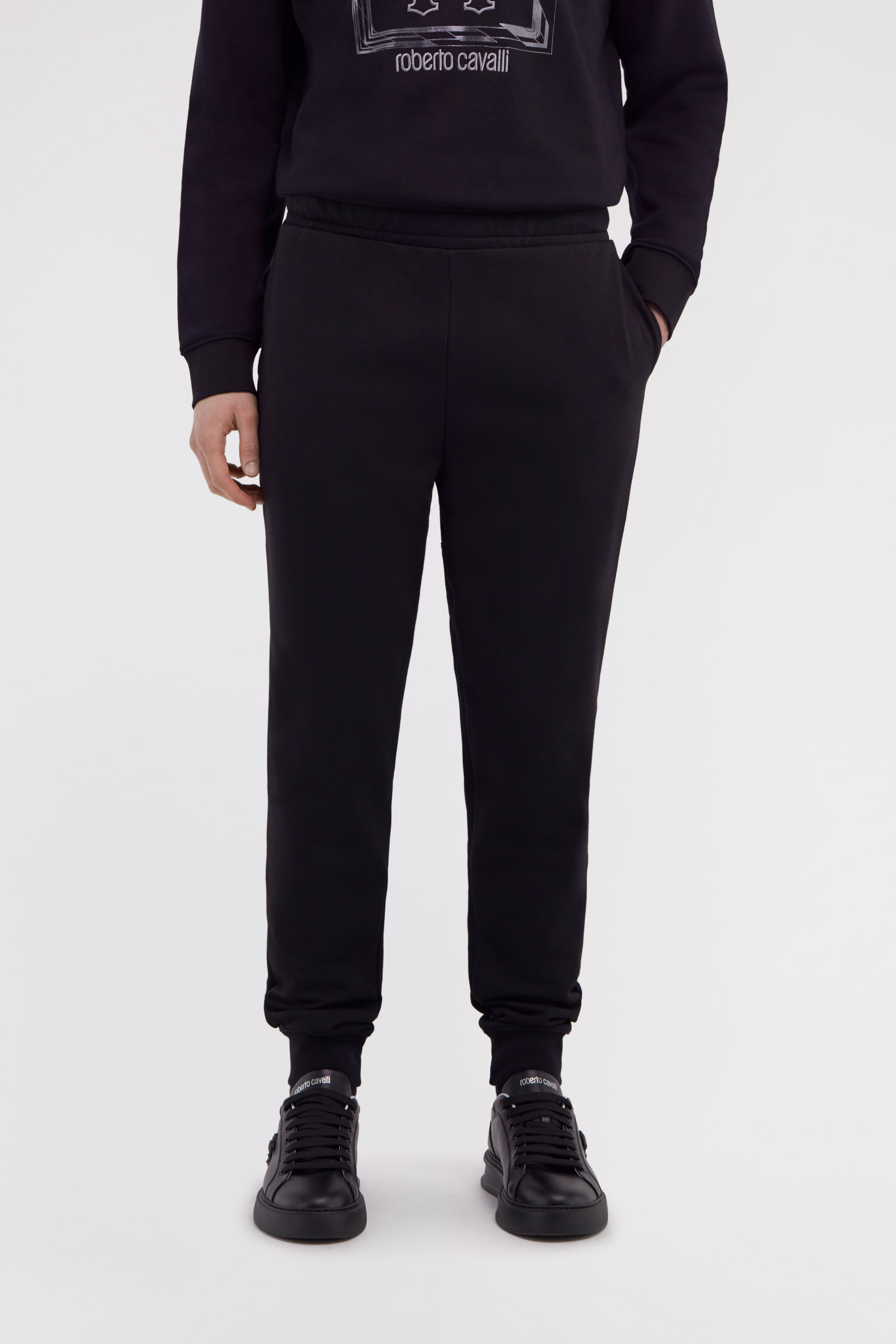 Roberto Cavalli Jogging Pants In Black