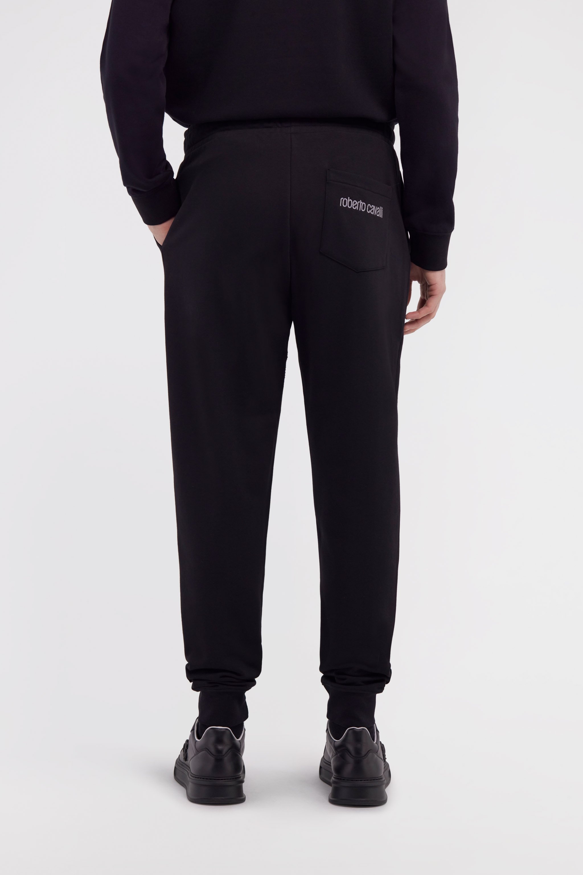 Roberto Cavalli Jogging Pants In Black