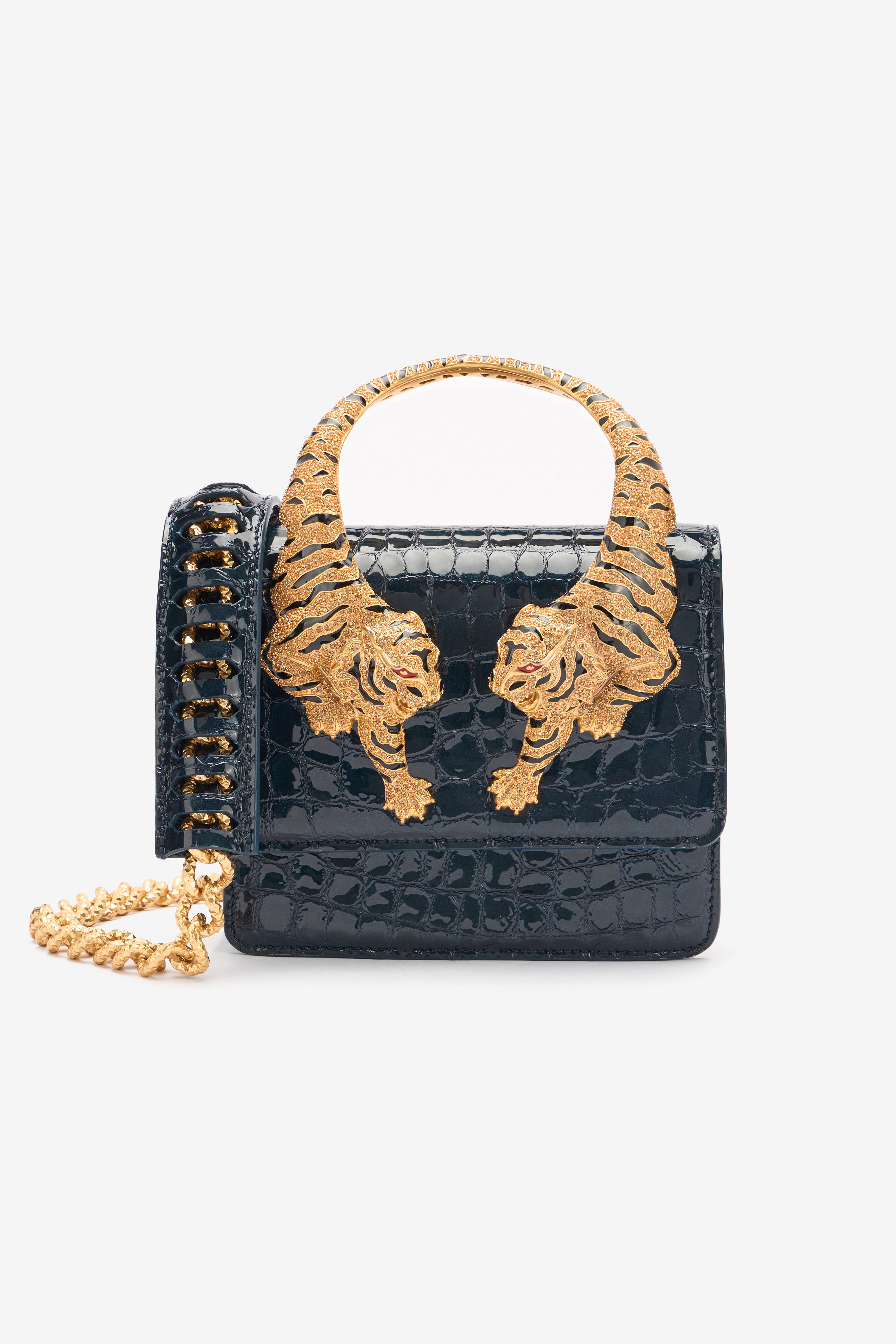 Roberto Cavalli Crocodile-Print Roar Bag | Thumbnail 7 Roberto Cavalli Crocodile-Print Roar Bag | Thumbnail 7