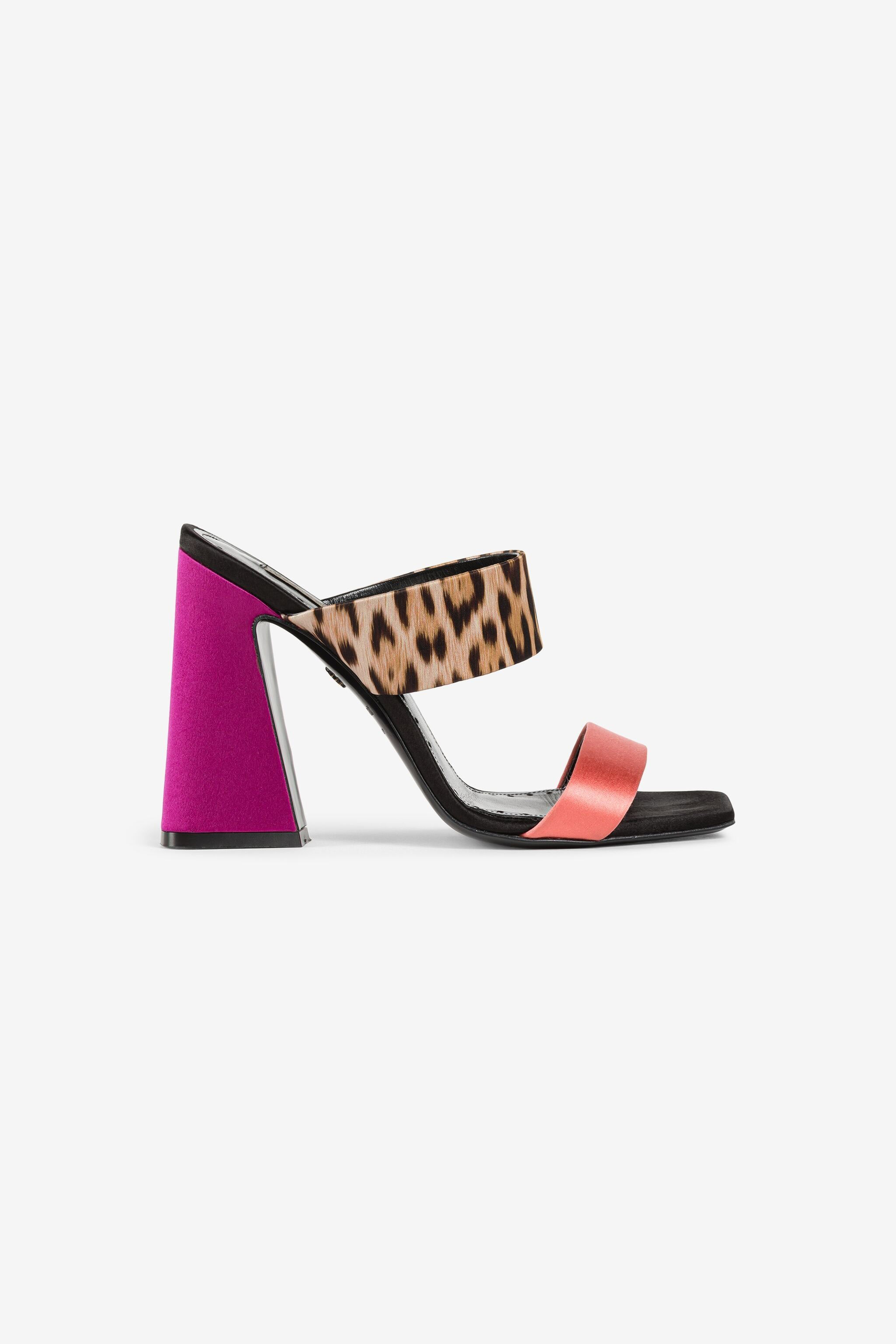 ROBERTO CAVALLI SANDALEN MIT JAGUAR-PRINT