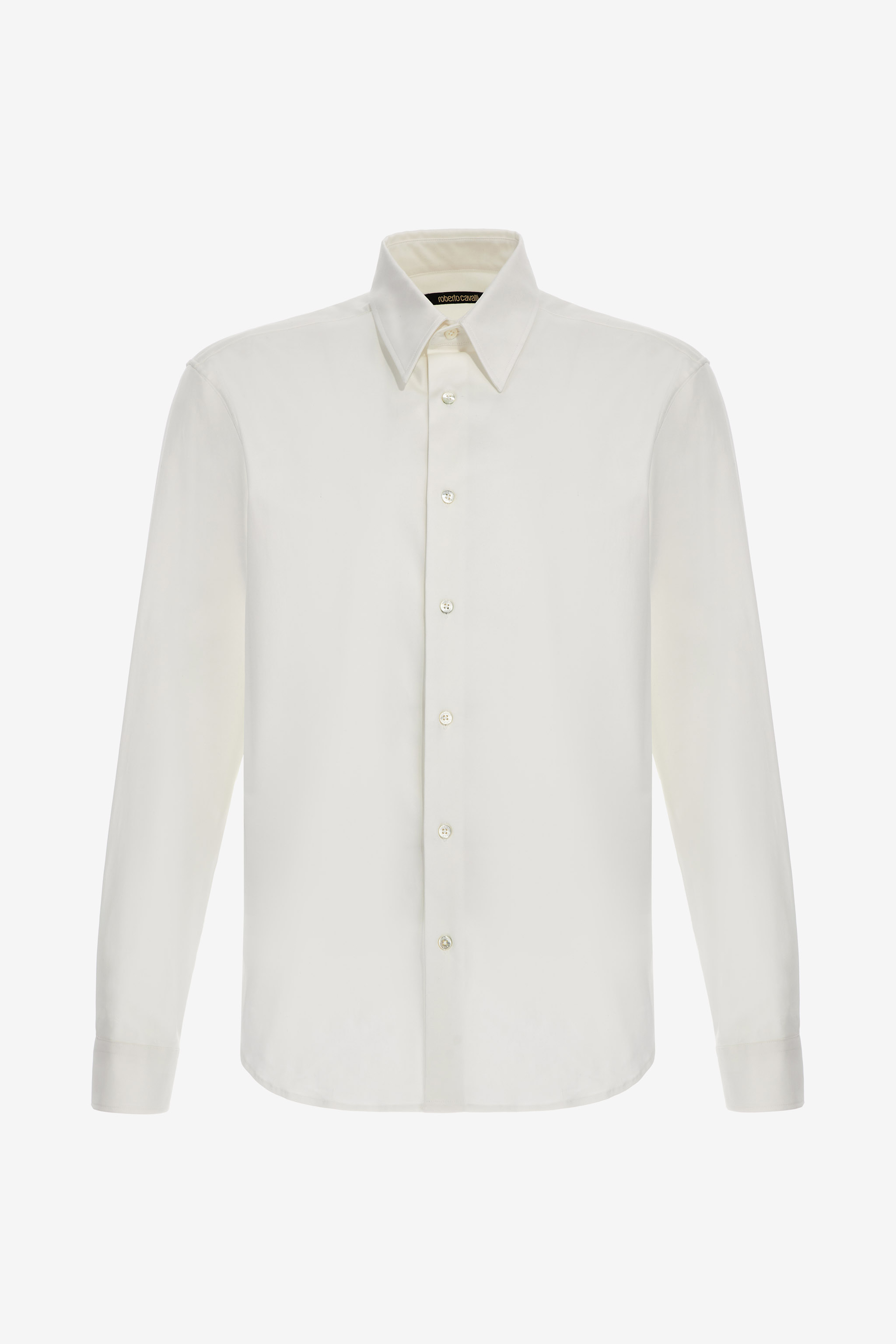 Roberto Cavalli Classic Rc Shirt In White