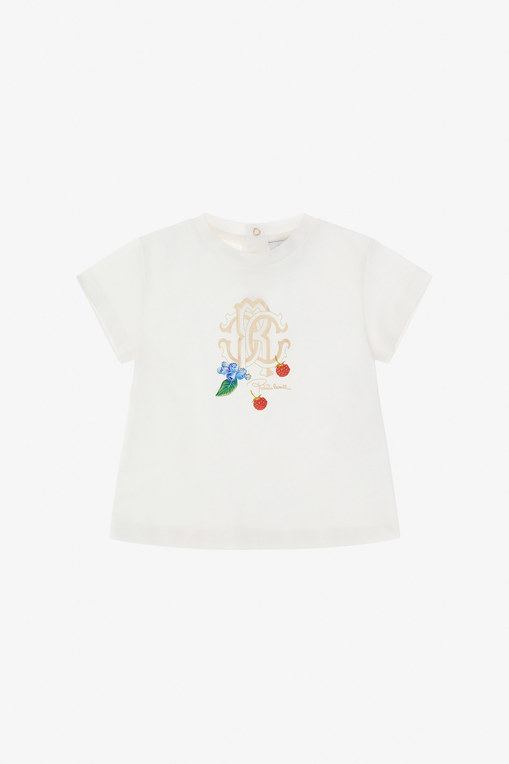 ROBERTO CAVALLI T-SHIRT MIT RC-LOGO