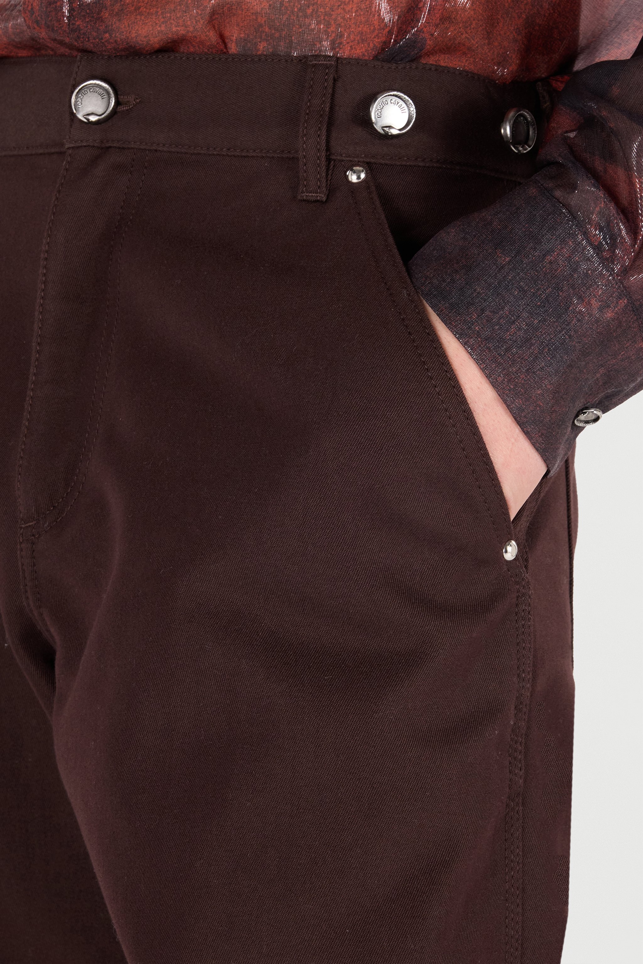 Cotton-Blend Pants