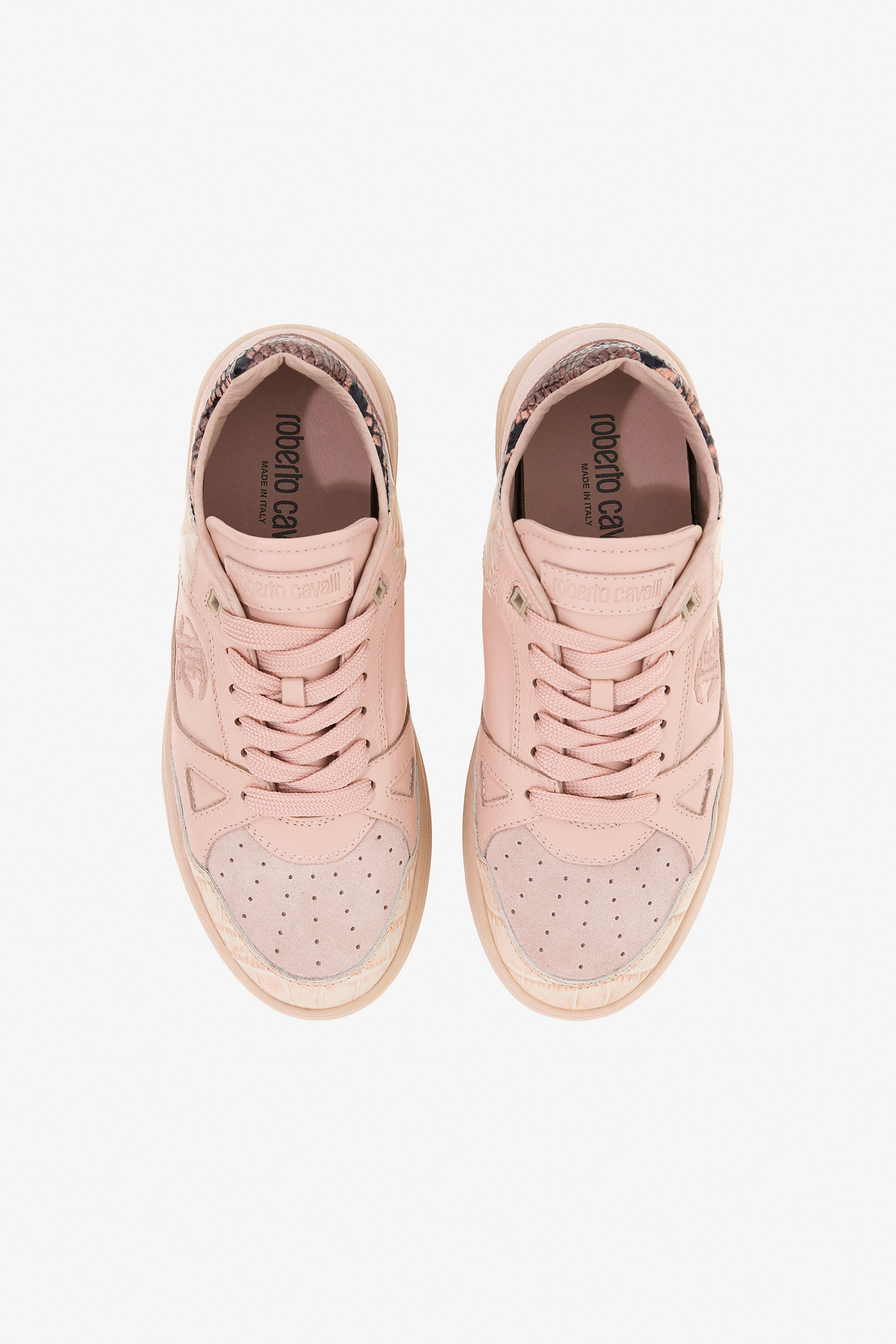 Roberto Cavalli Low-top Sneakers In Pink