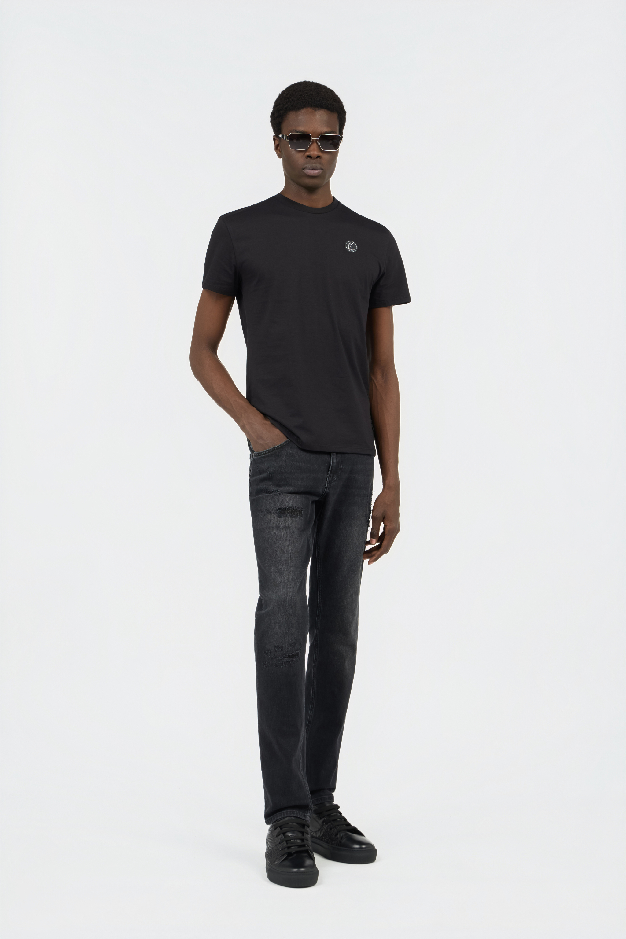 Roberto Cavalli Grey Denim Trousers | Thumbnail 6 Roberto Cavalli Grey Denim Trousers | Thumbnail 6