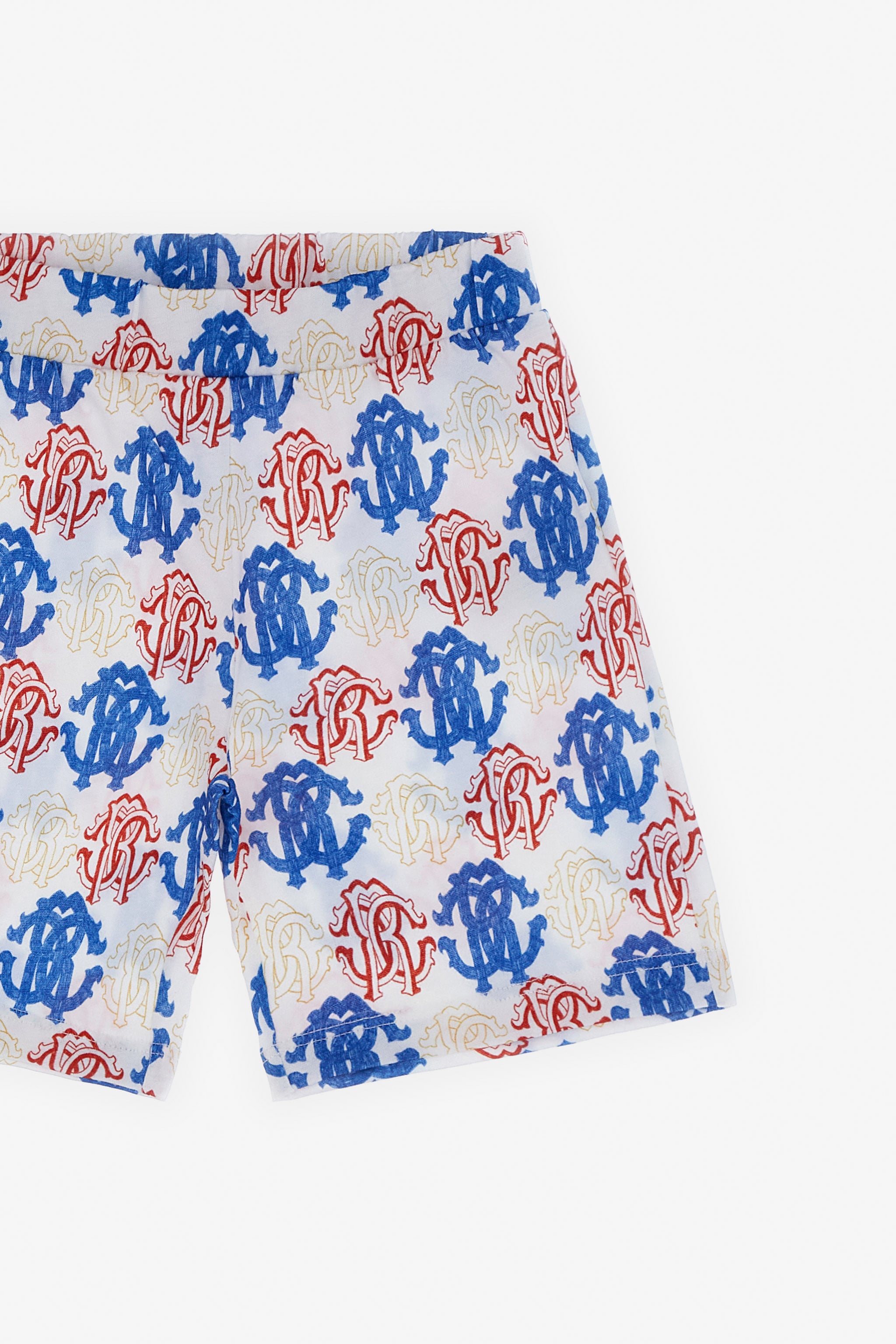 Roberto Cavalli Monogrammed Shorts - Male Ready To Wear Multicolor 12m 