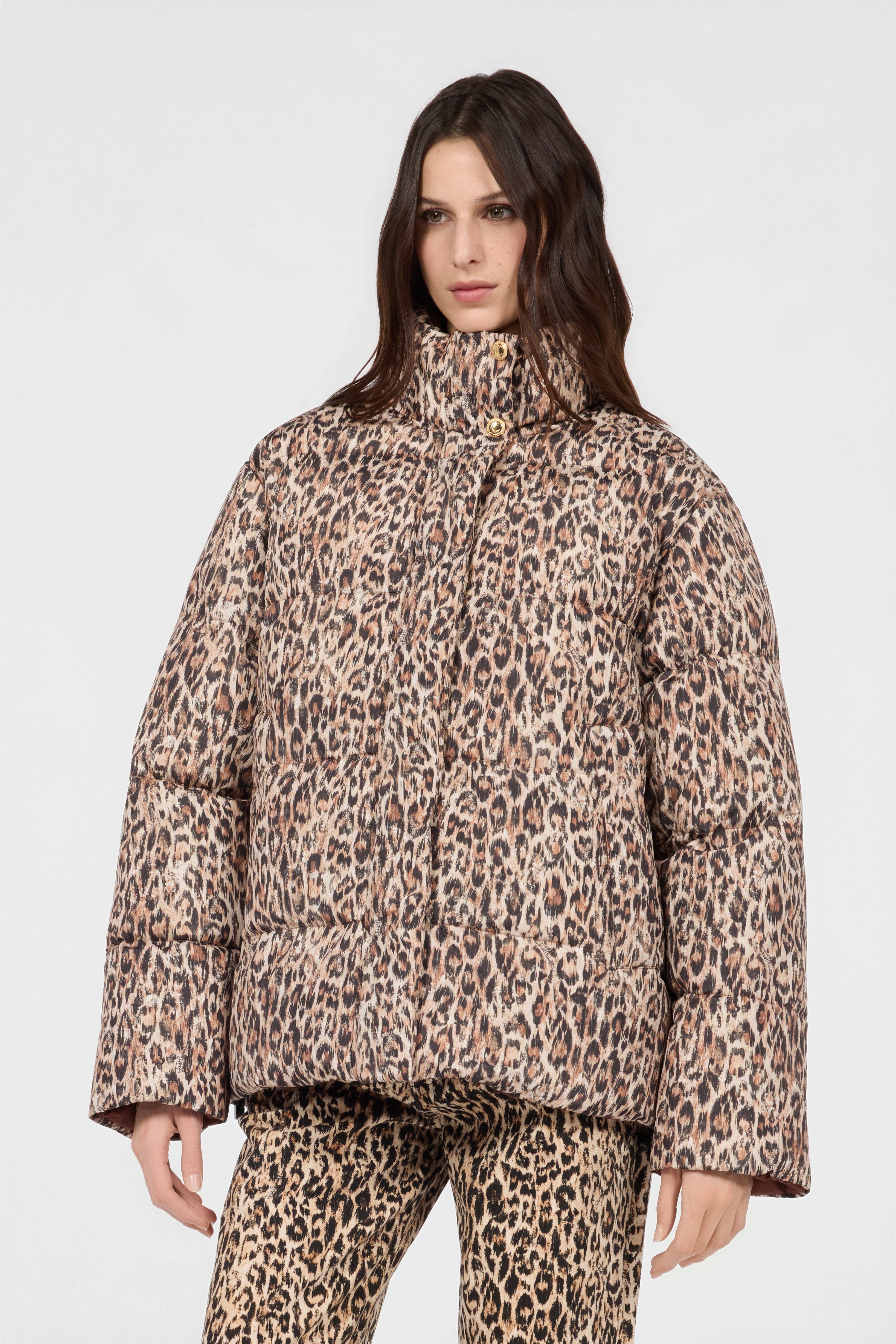 Roberto Cavalli Reversible Leopard Print Puffer Jacket | Thumbnail 2 Roberto Cavalli Reversible Leopard Print Puffer Jacket | Thumbnail 2
