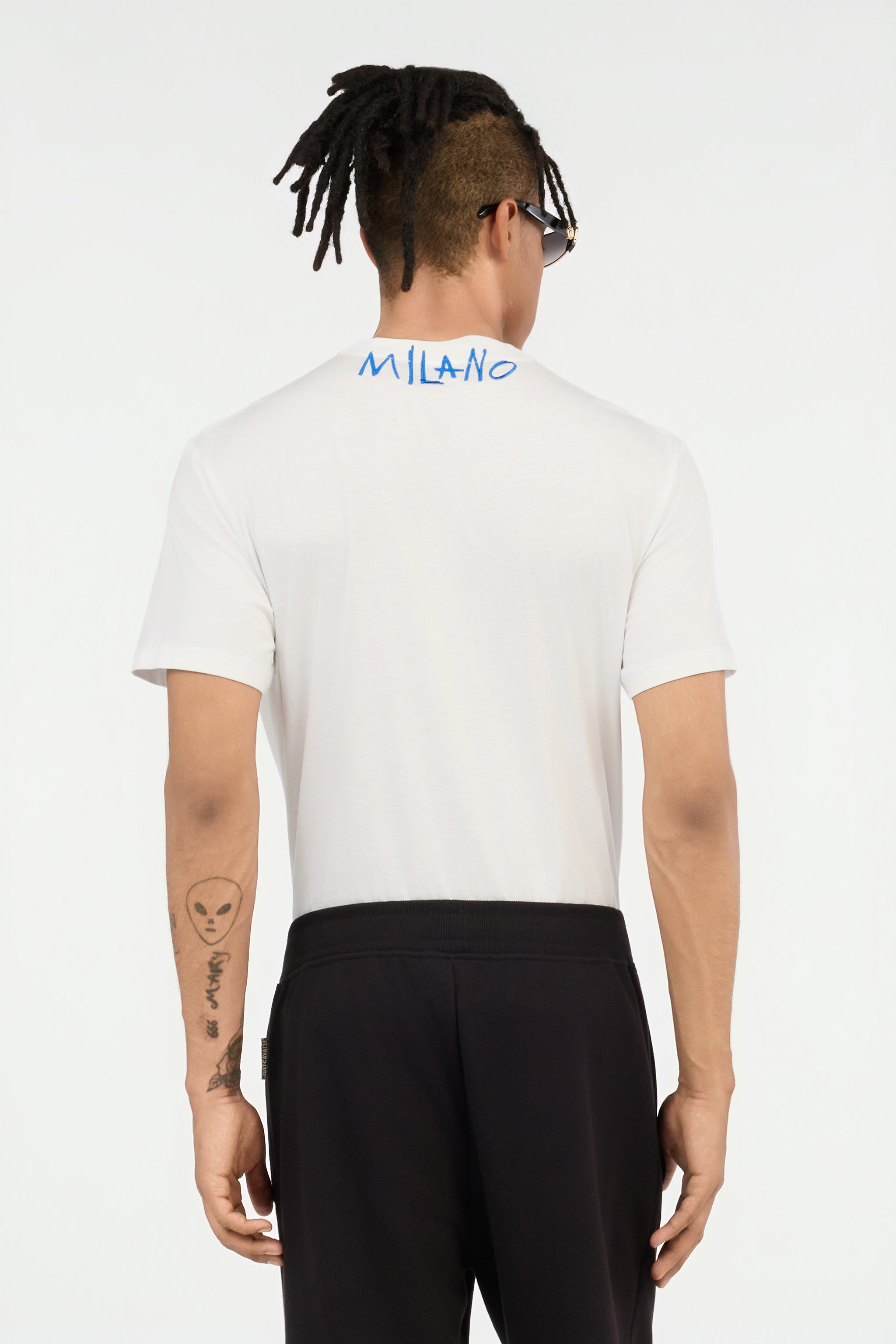 Black Joggers Trousers with JC Monogram