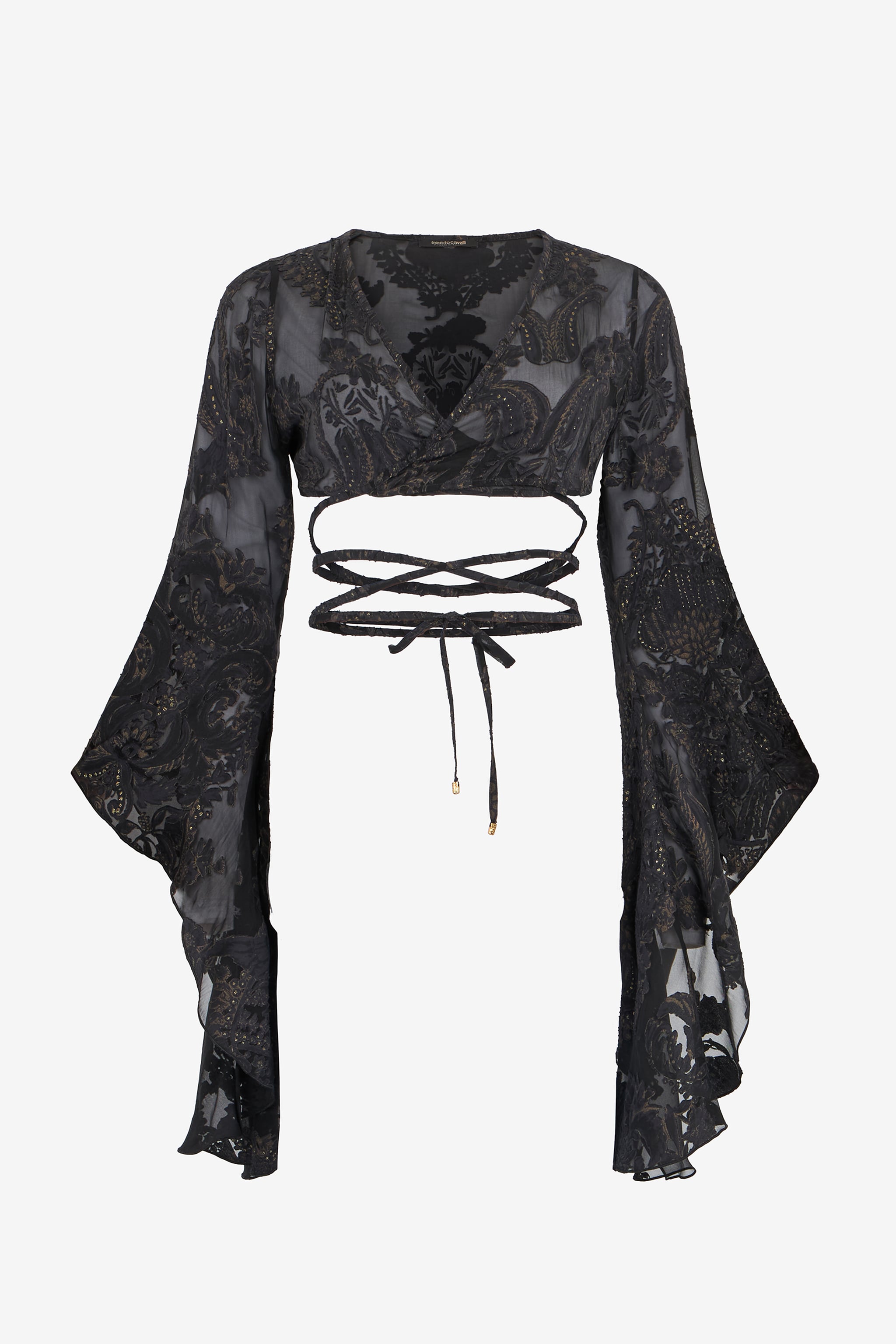 Roberto Cavalli Ornamental Black Top