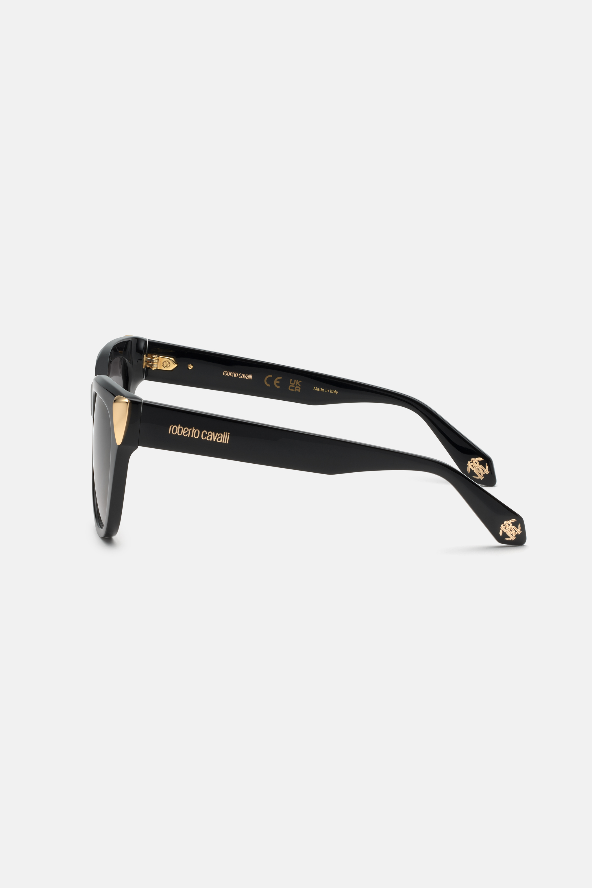 ROBERTO CAVALLI SUNGLASSES WITH FEMININE CAT-EYE AND FENG ON SIDES