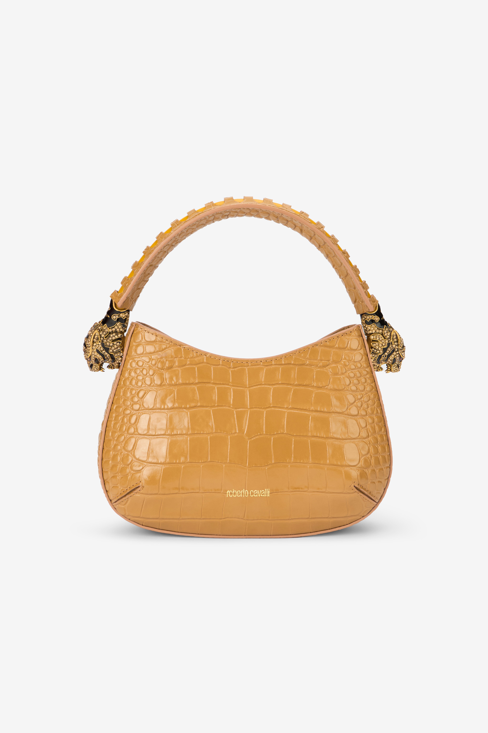 ROBERTO CAVALLI HOBO ROAR BAG MIT KROKODILPRINT
