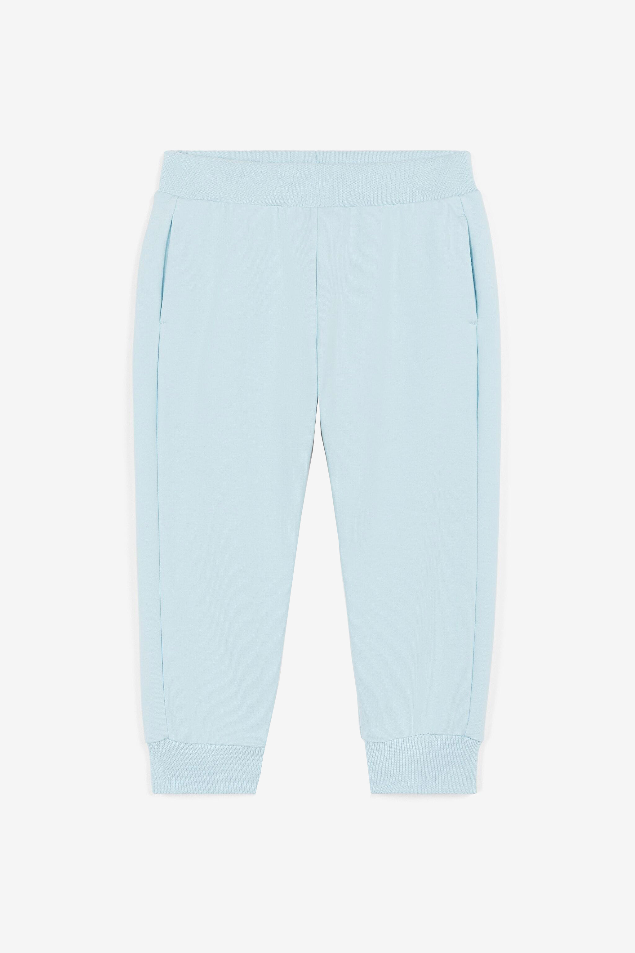 Roberto Cavalli Logo-embroidered Sweatpants In Light Blue