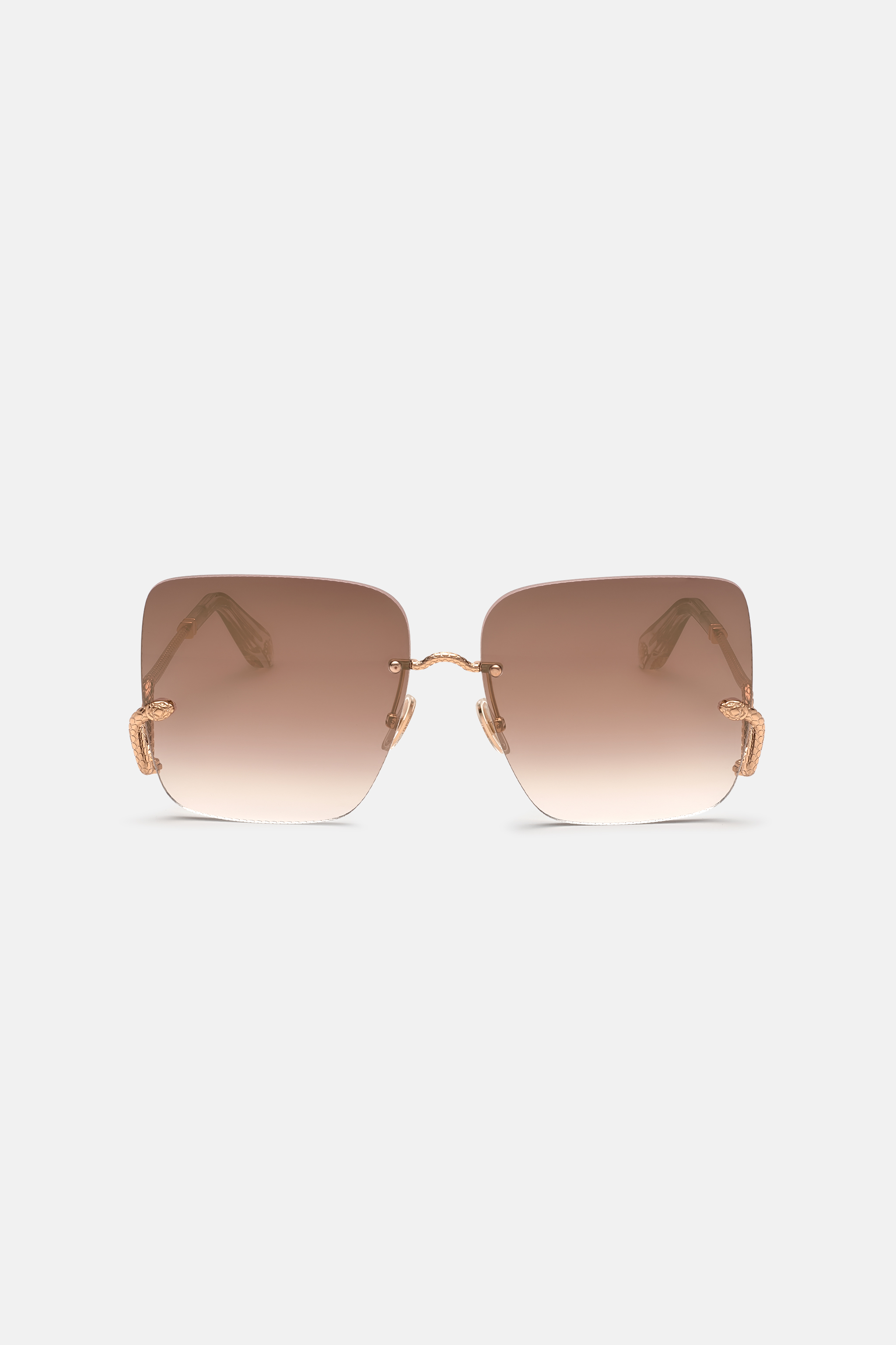 Roberto Cavalli Women's Brown Sunglasses - Snake Collection - Eyewear