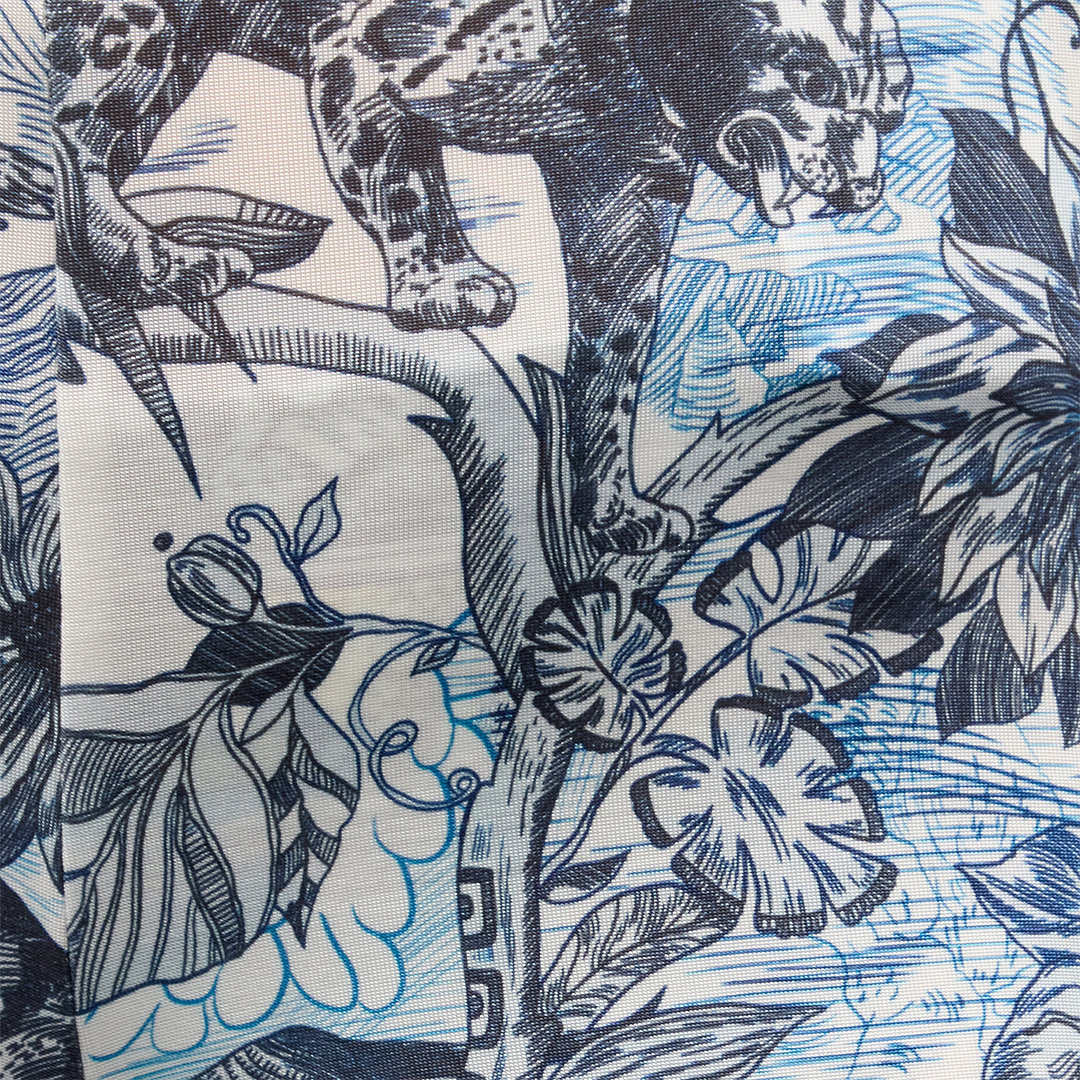 Flared Pants With All-Over Print