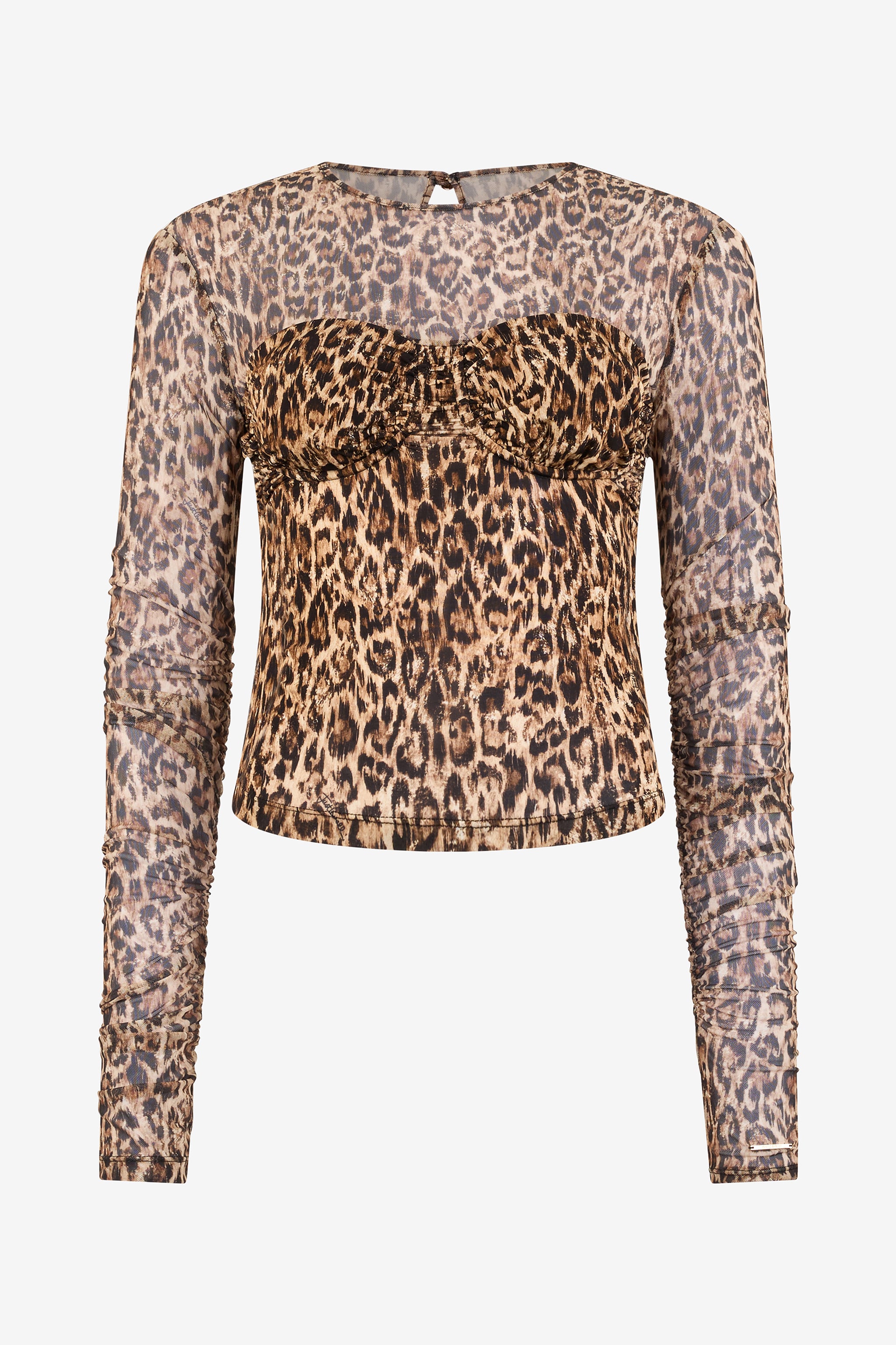 Roberto Cavalli Women's Beige Leopard Skin Print Sweater - T-Shirts