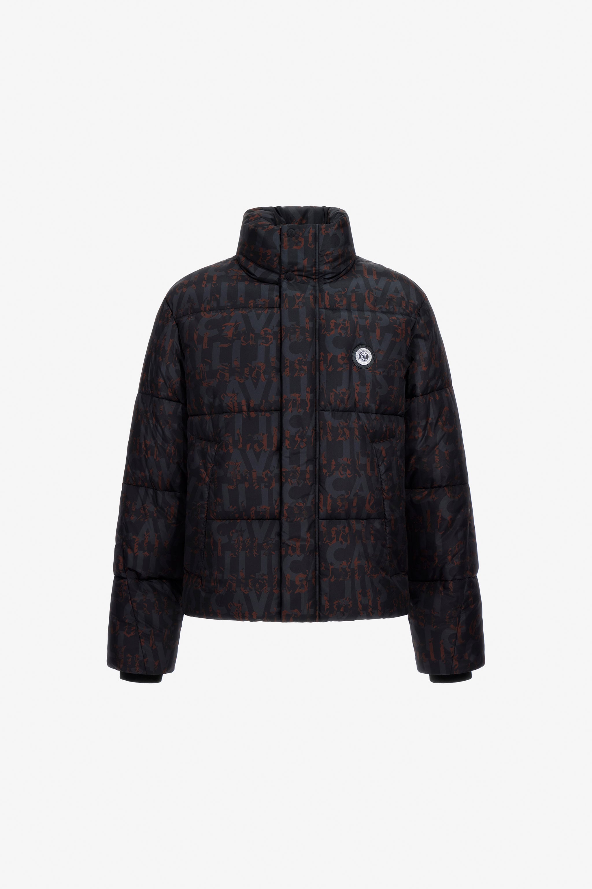 Just Cavalli Down Jacket in Black for Men | Roberto Cavalli®