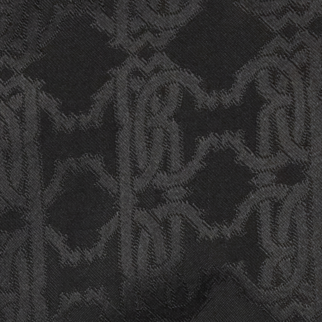 Black caban with RC monogram all over