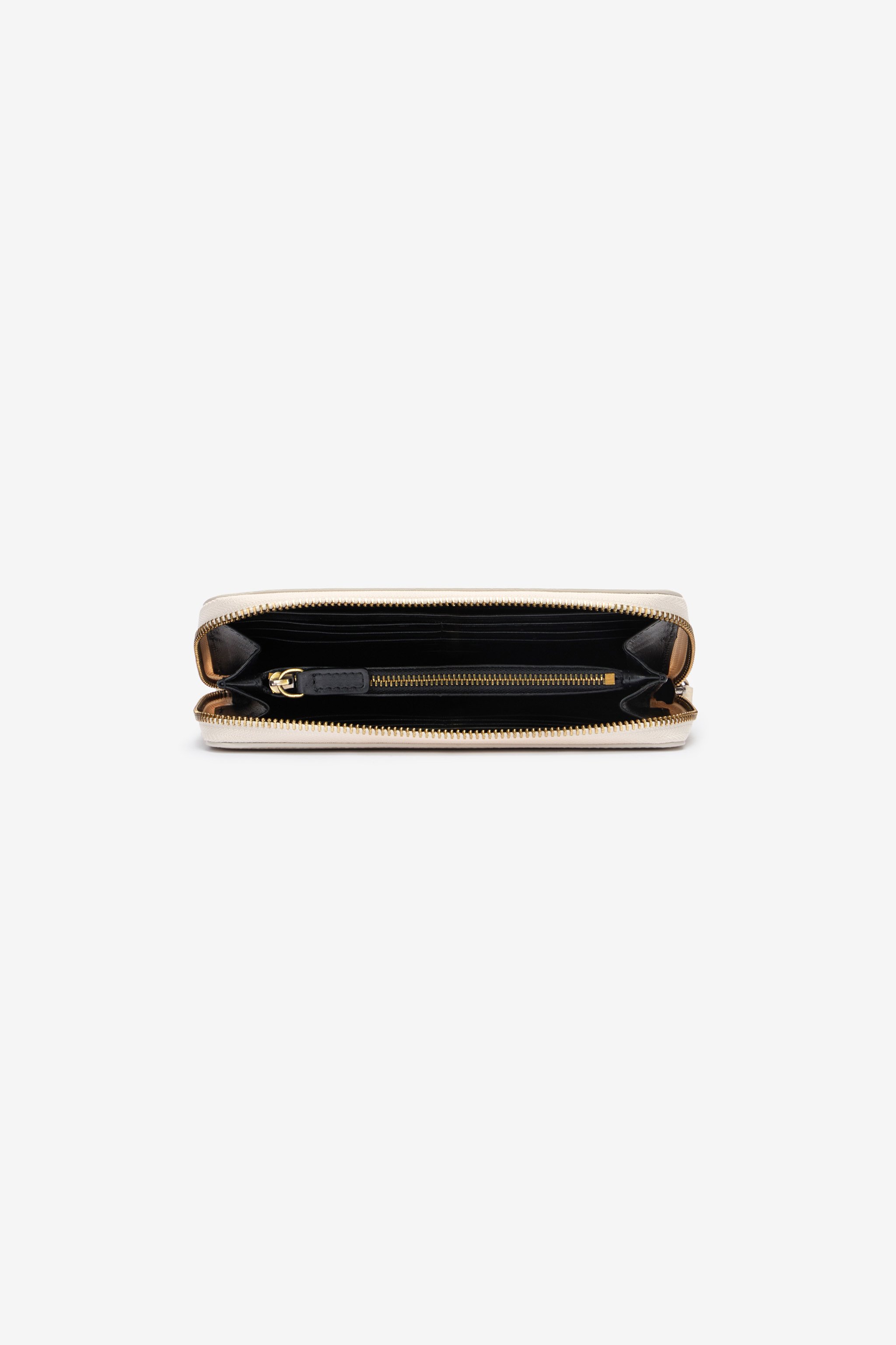 Shop Roberto Cavalli Geldbörse Aus Leder Mit Monogramm Rc In Ivory