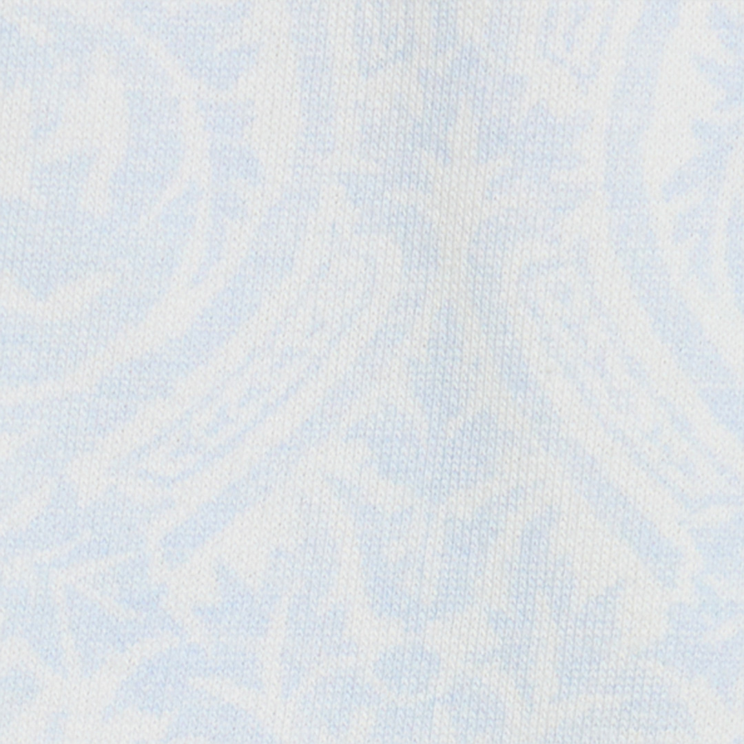 Roberto Cavalli Baby Blue Track Pants With Floral Print In Blue