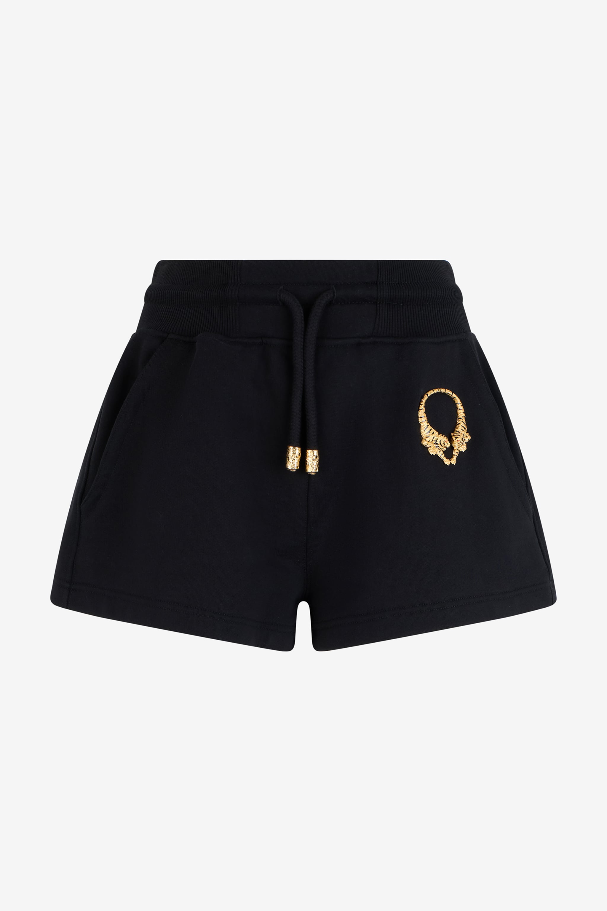 Roberto Cavalli Black Roar Shorts