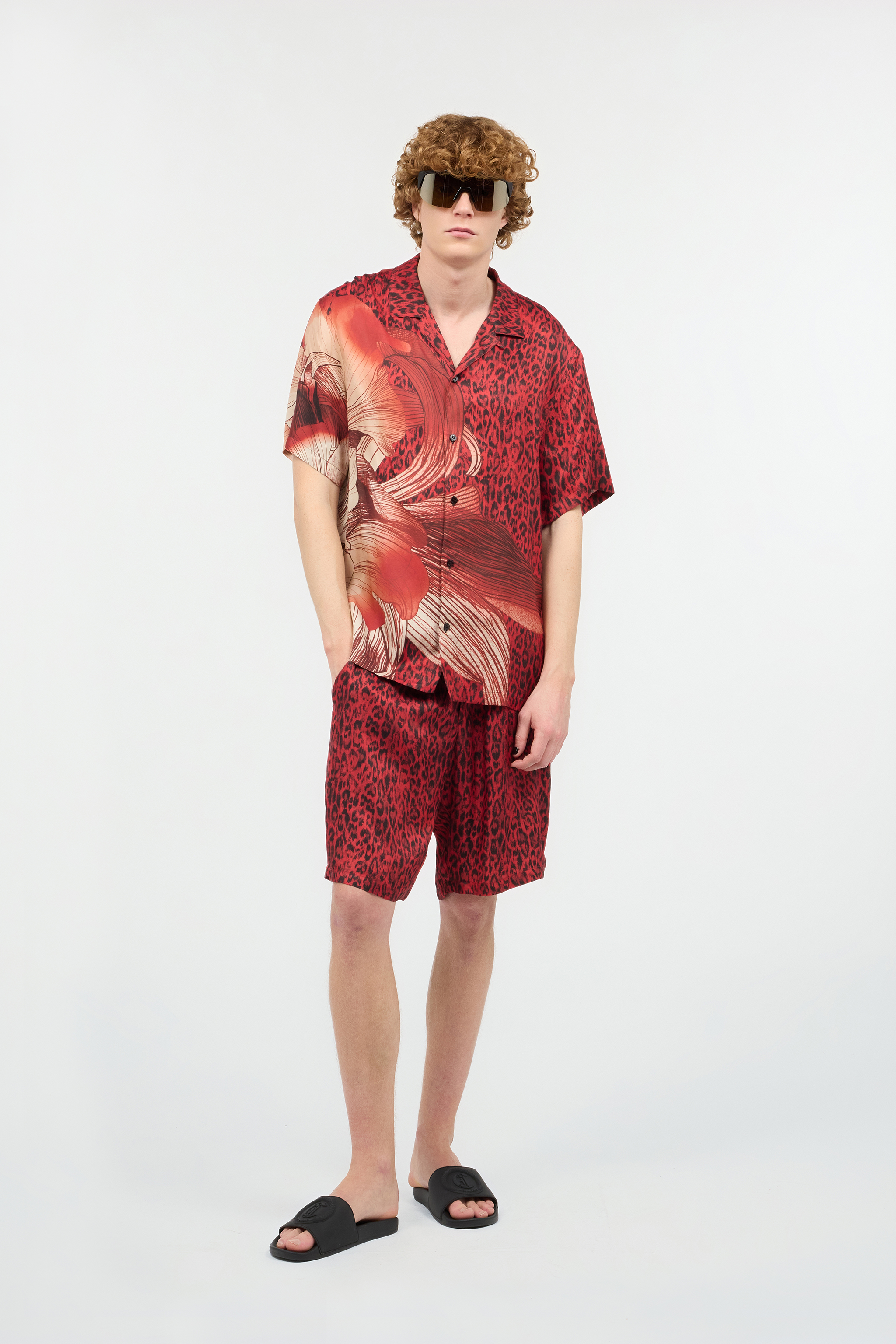 Shorts With Jaguar Skin Print