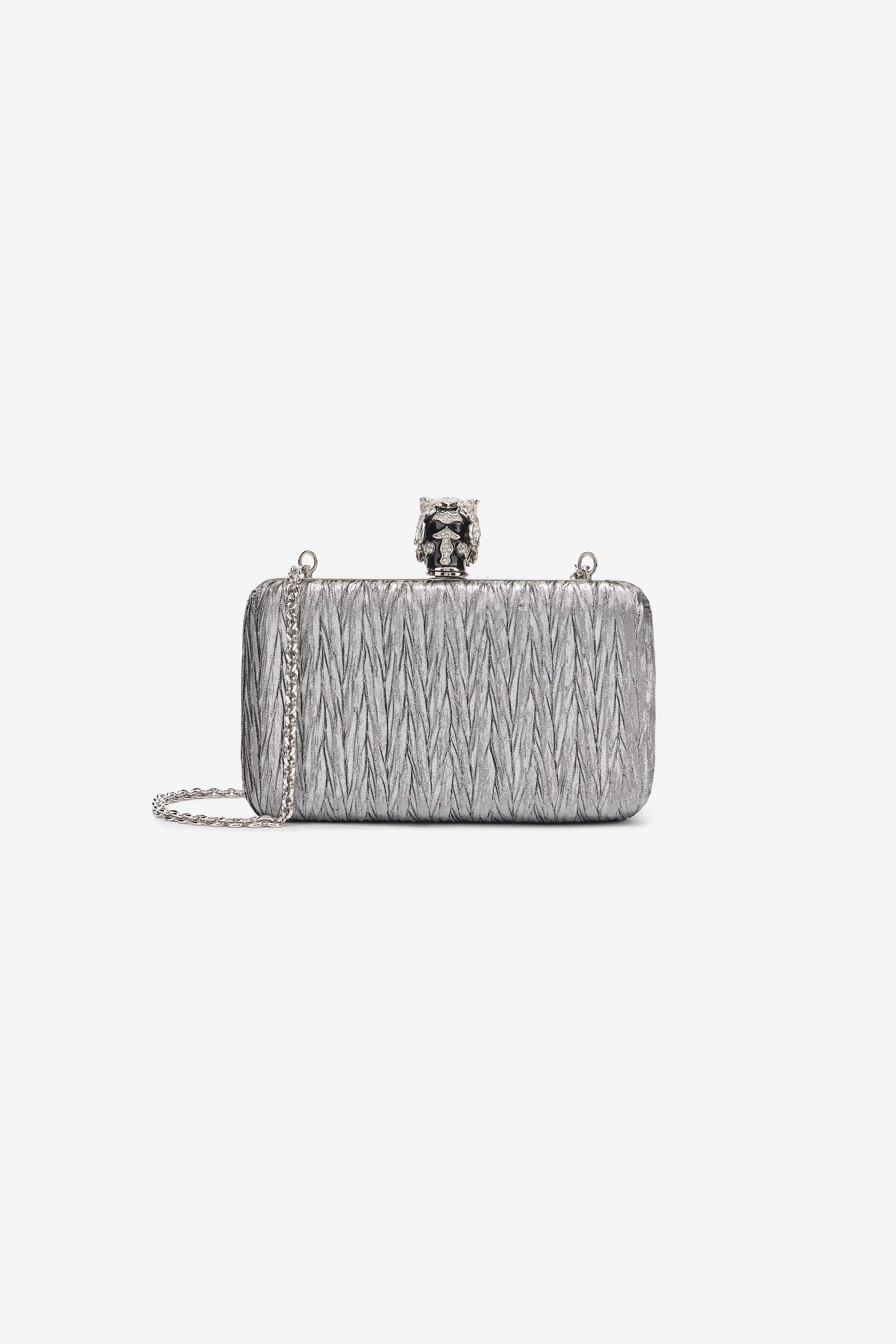 ROBERTO CAVALLI CLUTCH MIT TIGER-VERSCHLUSS