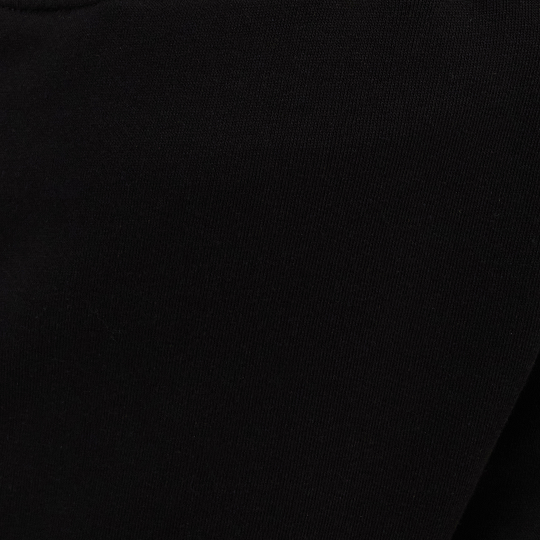 Roberto Cavalli Black Trousers Joggers With Embroidered Logo In Black